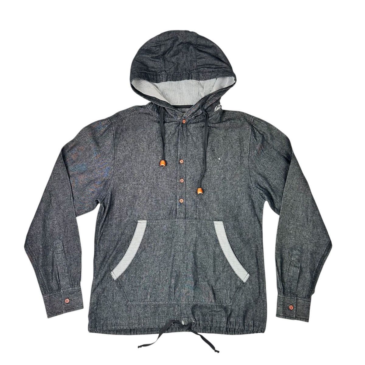 Other Vintage Y2K Men’s Hooded Pullover Jacket Small HFE UFR Size US S / EU 44-46 / 1 - 1 Thumbnail