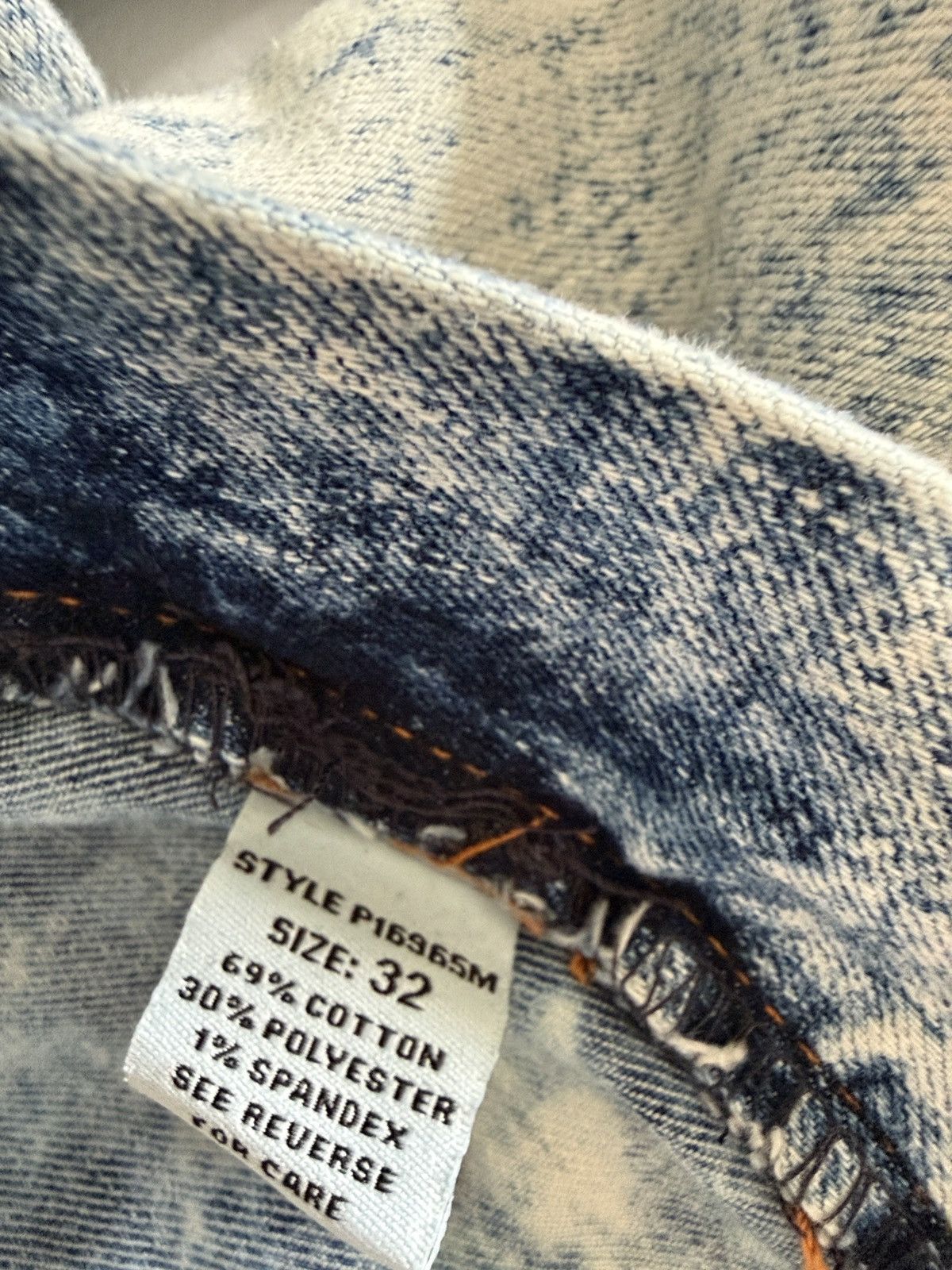 Other Light Acid Wash Jeans Size US 32 / EU 48 - 3 Thumbnail