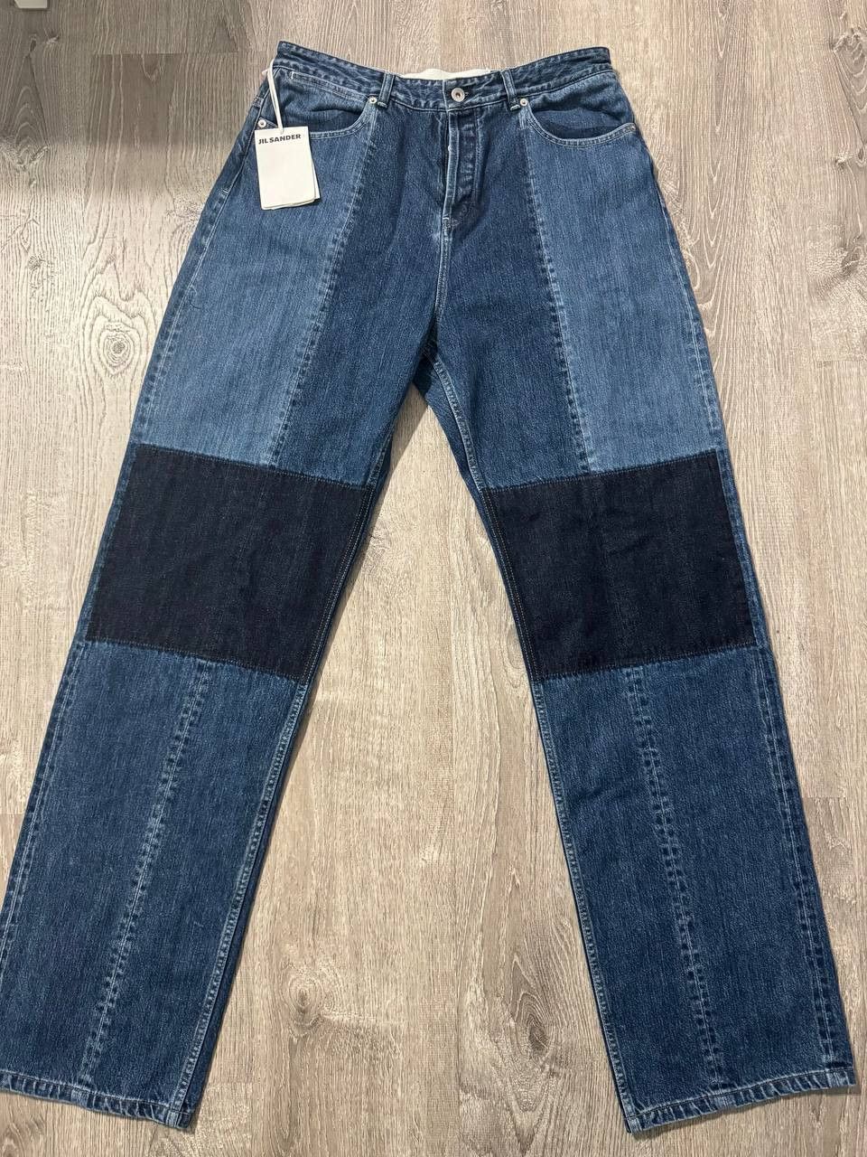 Jil Sander Jil Sander+ Patchwork Straight-Leg Jeans Size US 32 / EU 48 - 3 Thumbnail