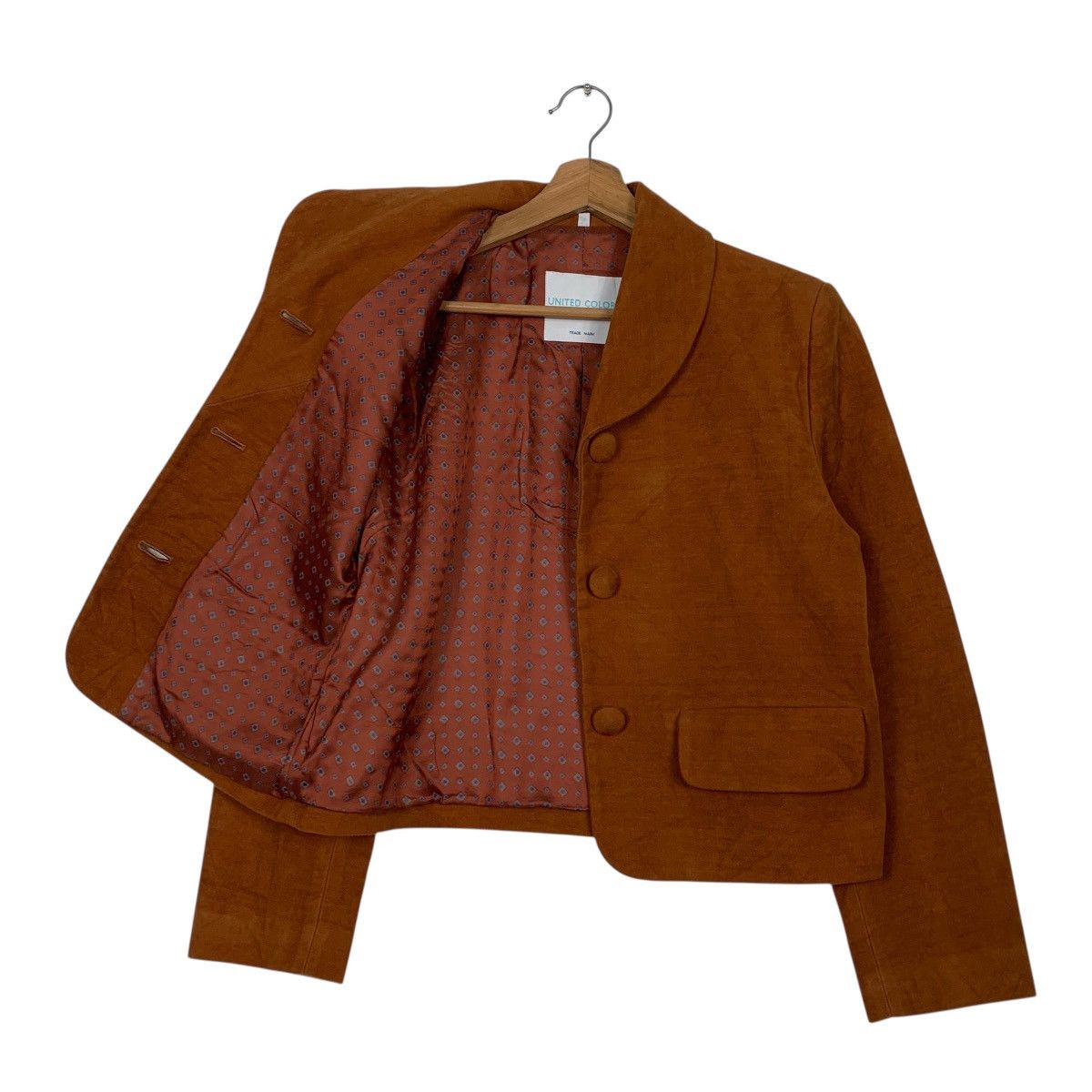 United Colors Of Benetton United Colors Of Benetton Crop Jacket Size M / US 6-8 / IT 42-44 - 9 Thumbnail