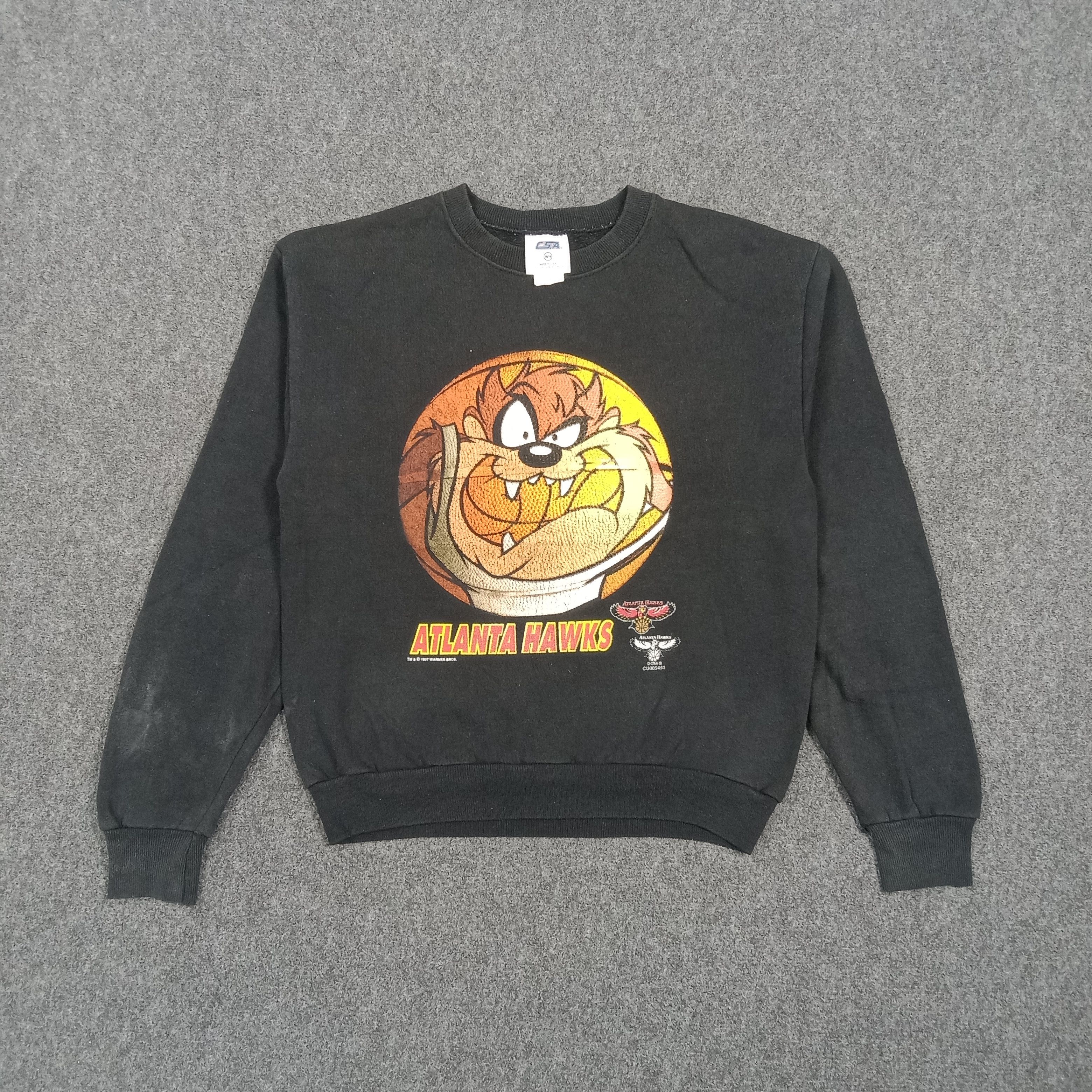 CSA Vintage 1997 Atlanta Hawks Looney Tunes NBA C290N23 Size US S / EU 44-46 / 1 - 1 Thumbnail
