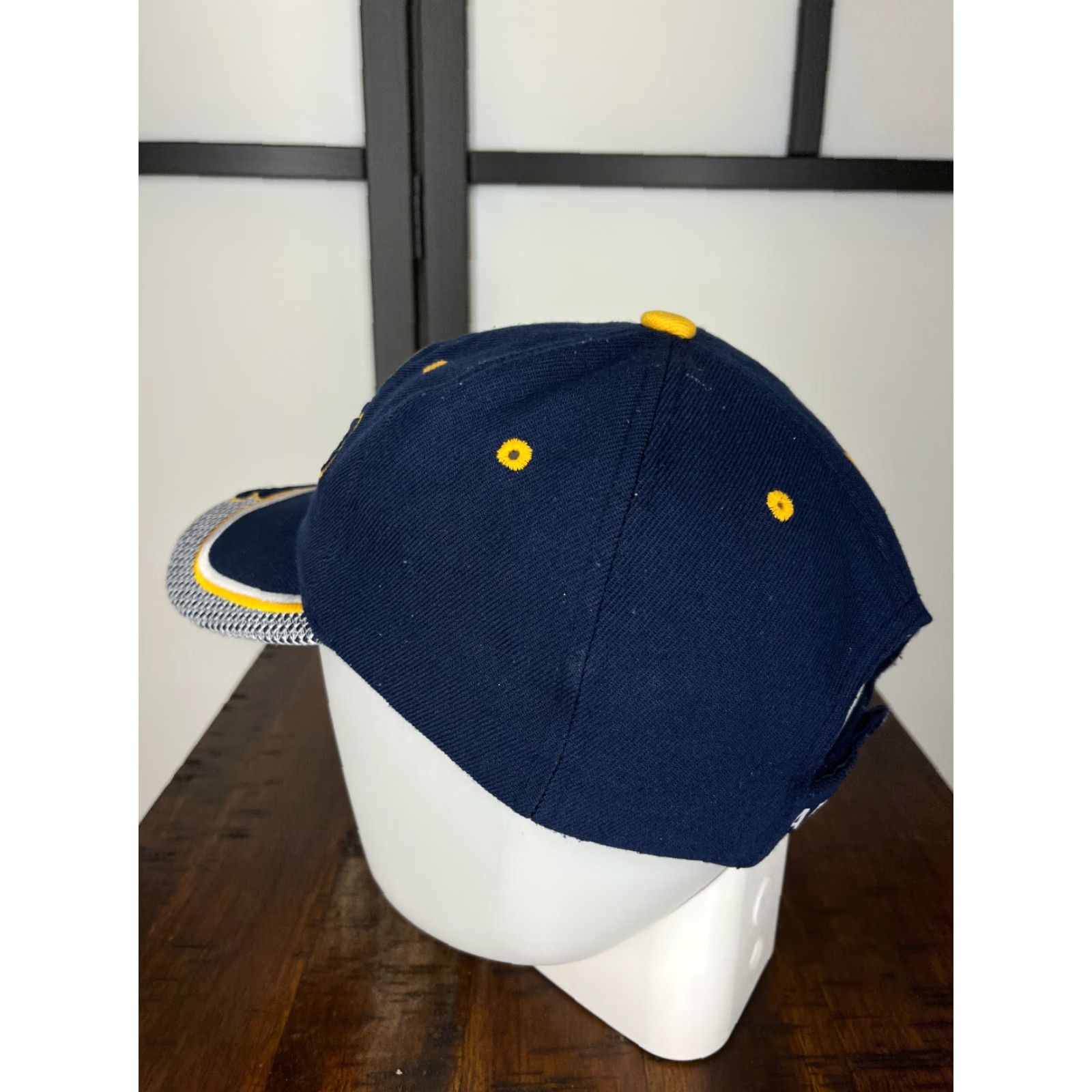 Vintage Banana Expression Arizona Hat Cap Strap Back Adult Blue Adjustable 100% Acrylic Embroidered Baseball Cap Boys Mens Womens Size ONE SIZE - 5 Thumbnail