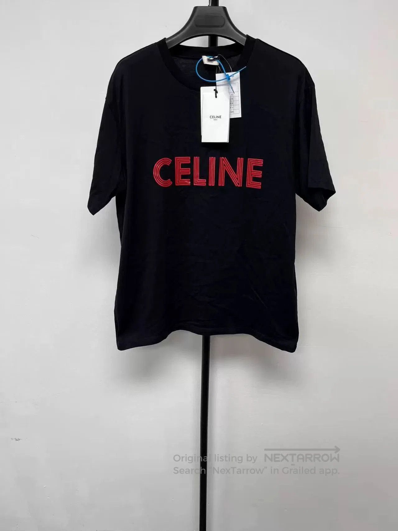Celine Celine Men's Logo Print Crewneck T-Shirt. Size US XS / EU 42 / 0 - 1 Thumbnail