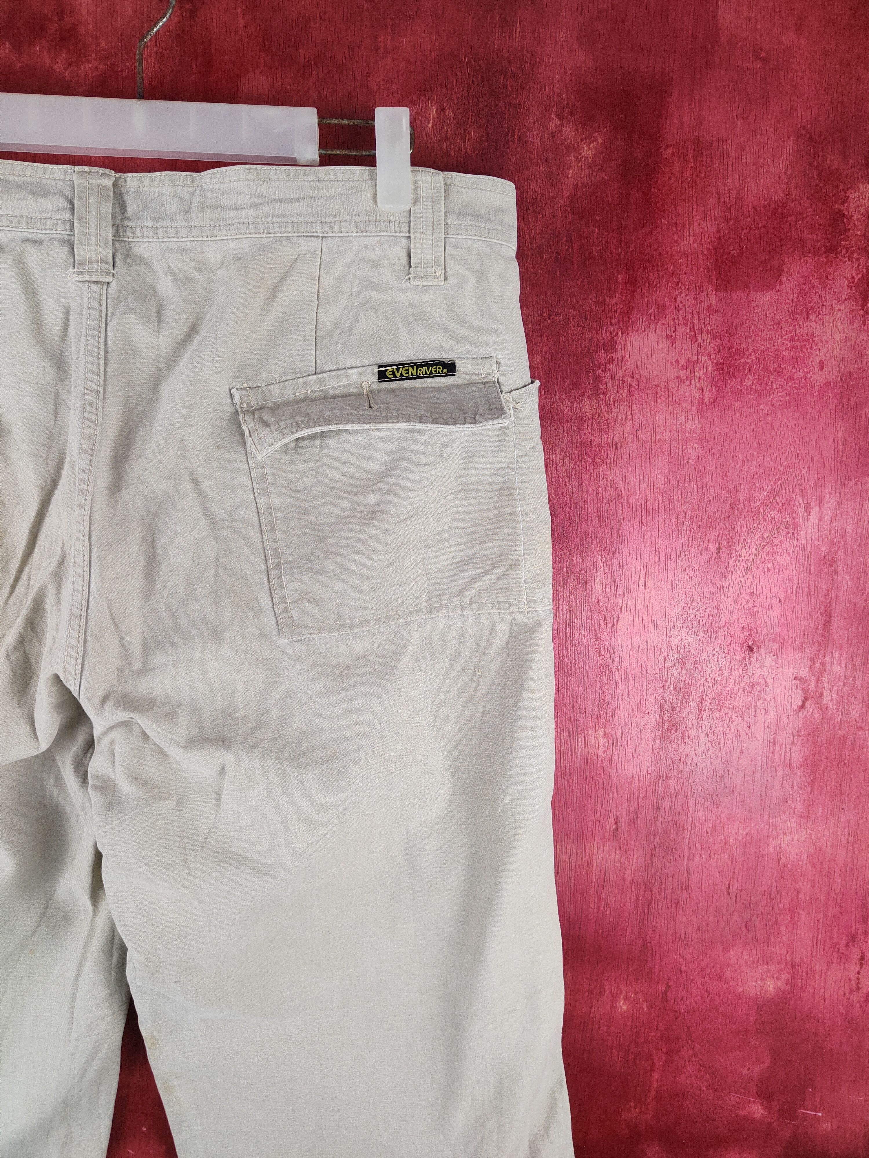 Japanese Brand Evenriver Beige Multipocket BUSH Pants N#S40 Size US 36 / EU 52 - 11 Thumbnail