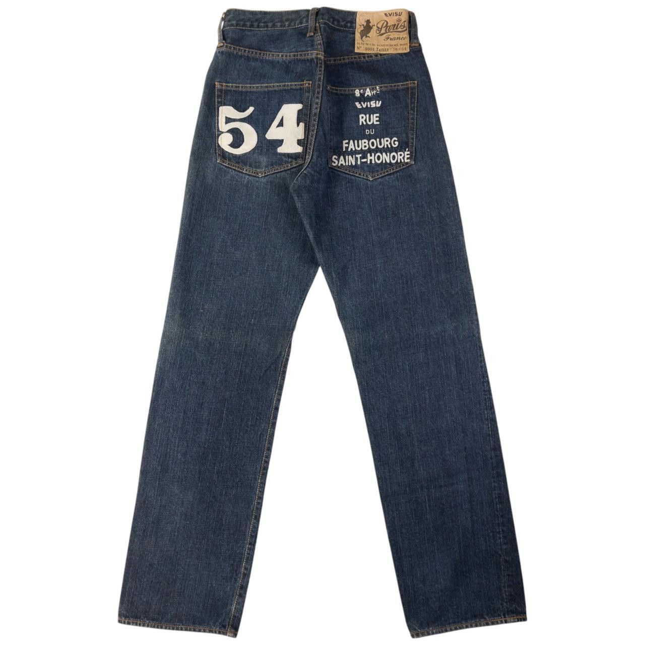Evisu Vintage Evisu Paris 54 Embroidered Denim Jeans Size W28 Size US 28 / EU 44 - 2 Thumbnail