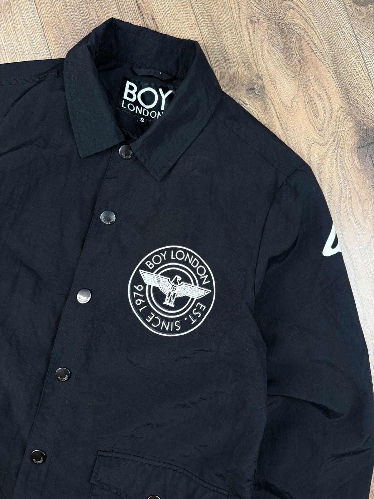 Boy London BOY London Black Coach Jacket Logo Print Size S Size US S / EU 44-46 / 1 - 3 Thumbnail