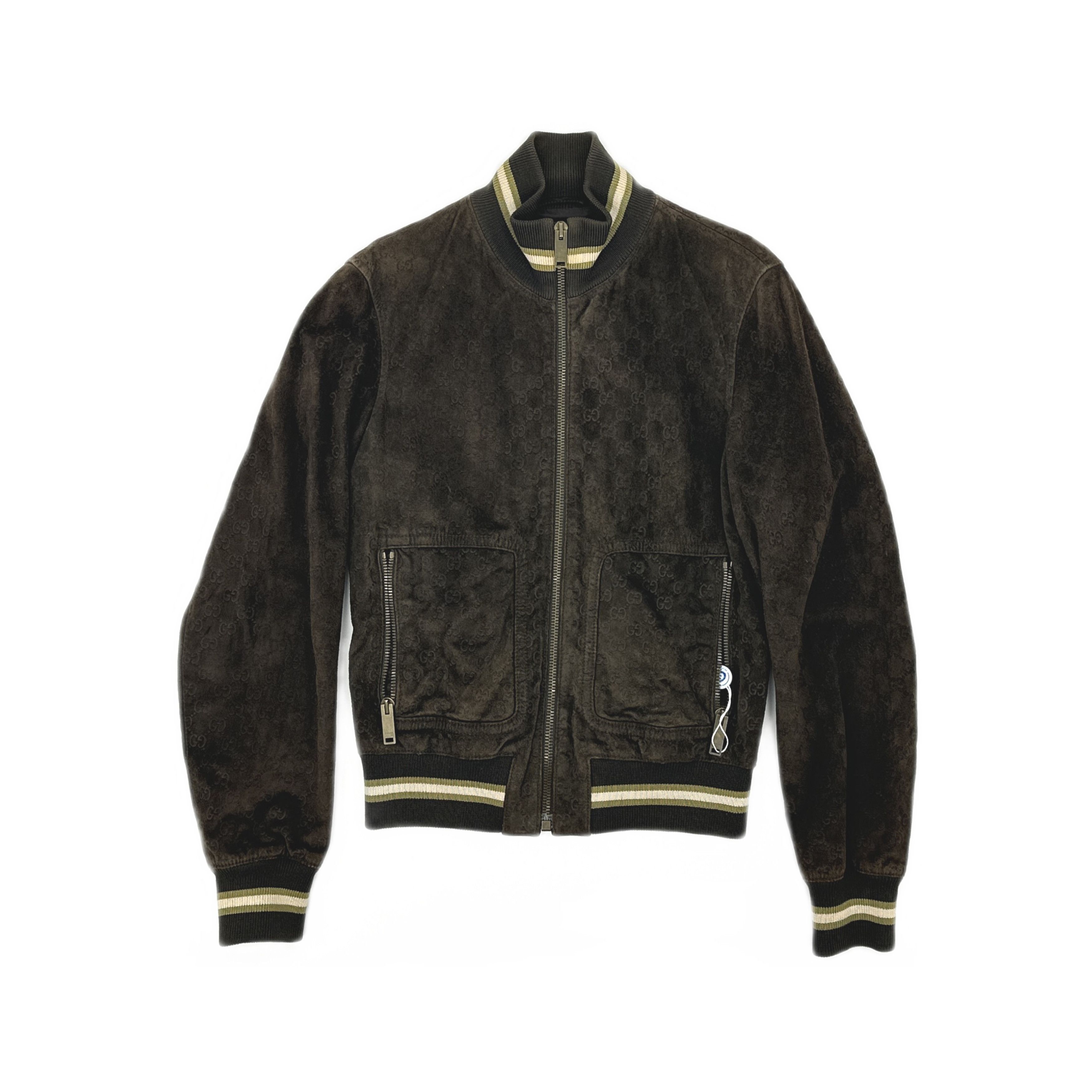 Gucci Original Gucci Reversible Dark Blue Men Bomber Jacket in
