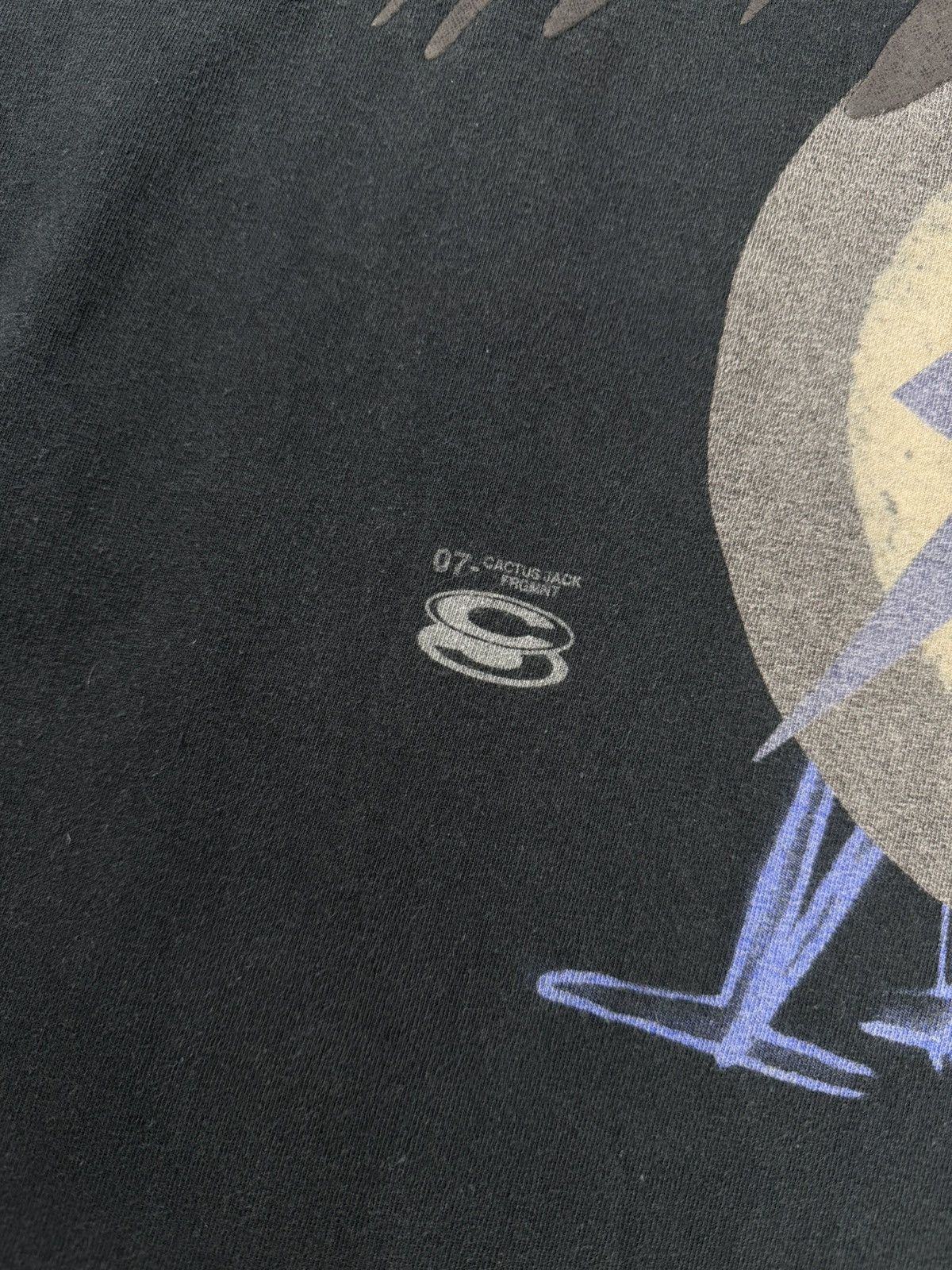 Travis Scott Travis Scott Cactus Jack x Fragment 2021 T Shirt Black Size US XL / EU 56 / 4 - 4 Thumbnail