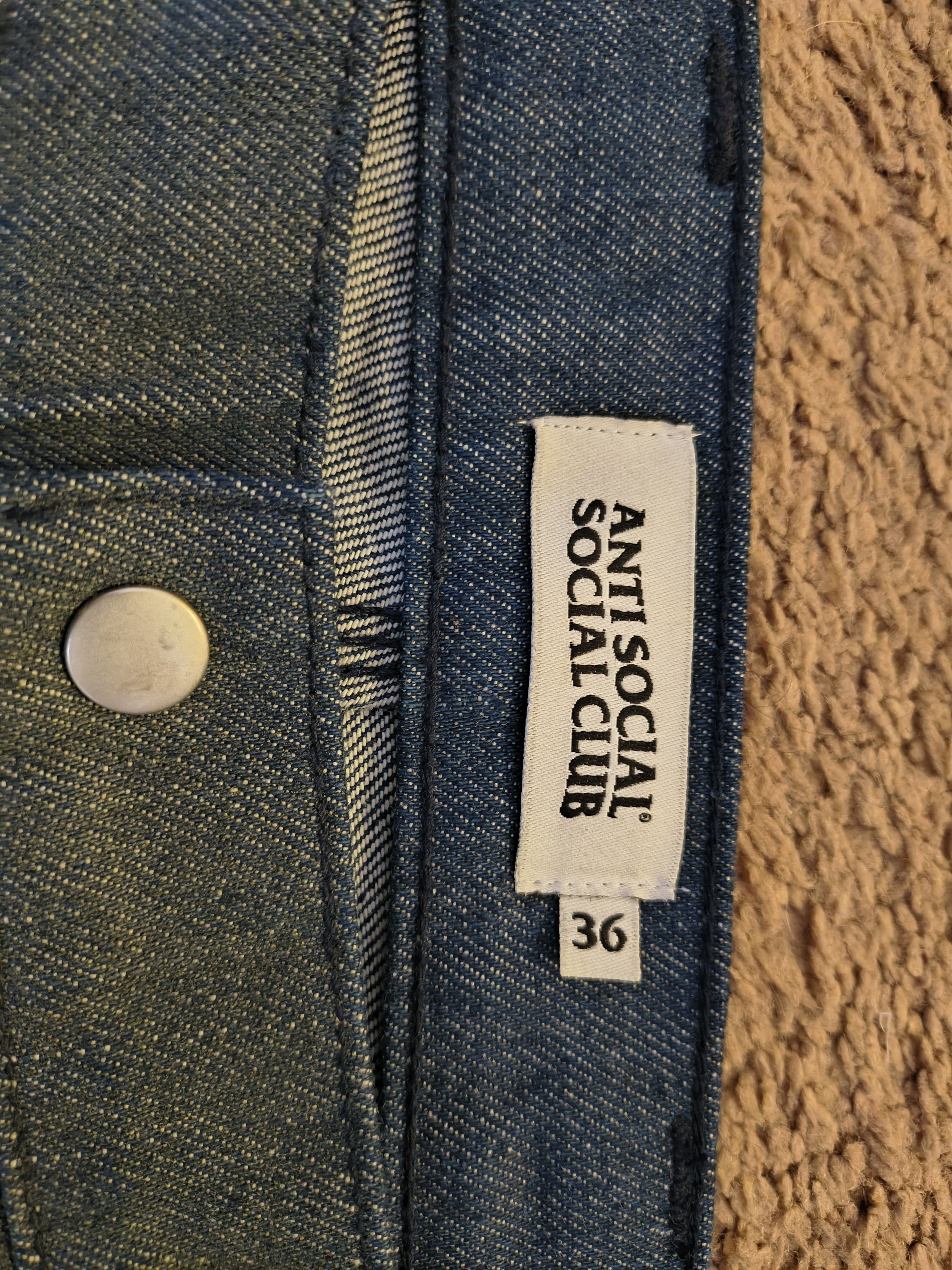 Anti Social Social Club Antisocial social club denim work pants brand new size 36 Size US 36 / EU 52 - 2 Thumbnail