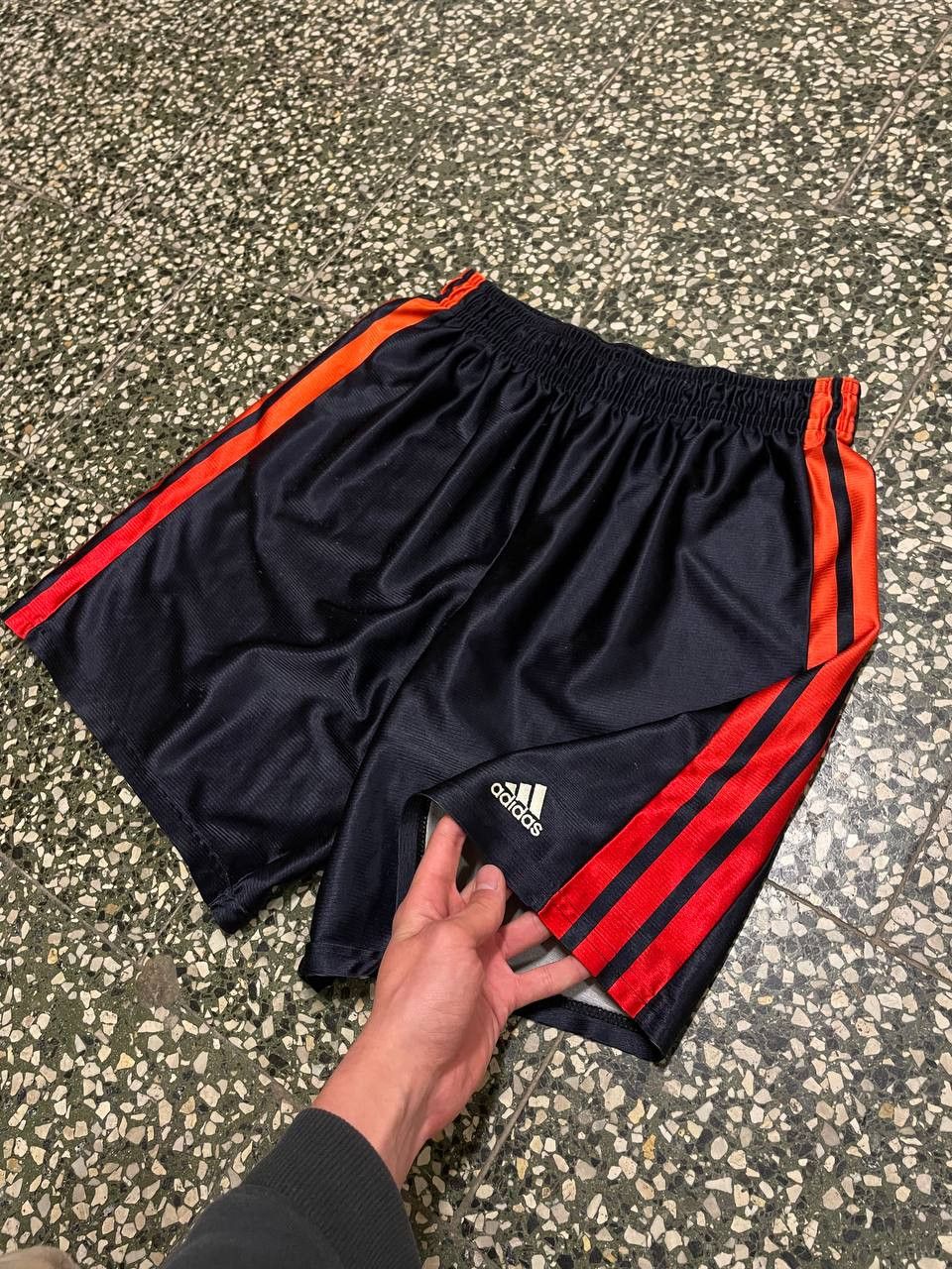 Vintage Adidas made in England sport shorts US XL OG black