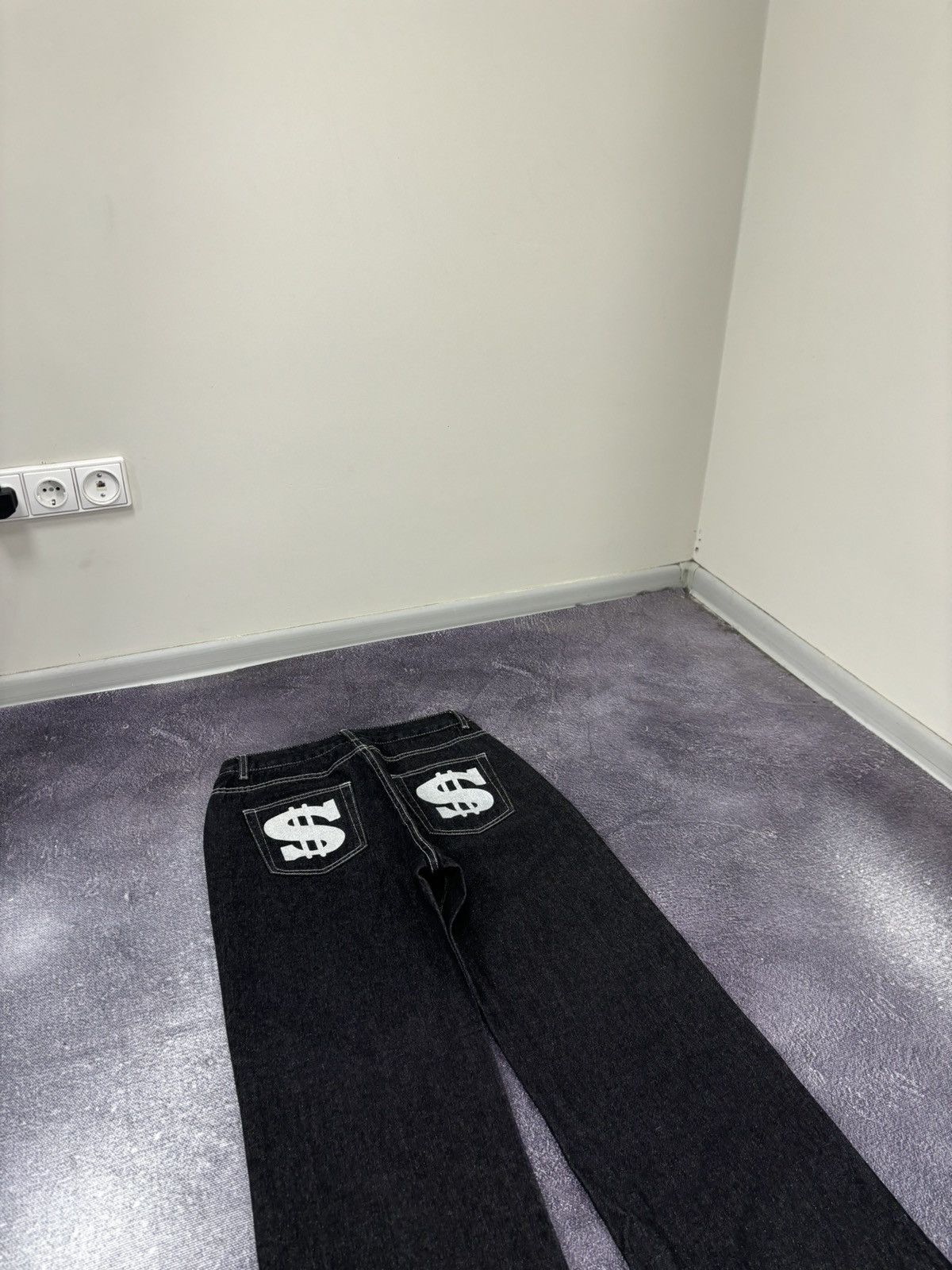 Vintage Vintage Skategang Fuck Hip Hop Y2K Black Rap Baggy Jeans Size US 30 / EU 46 - 11 Thumbnail