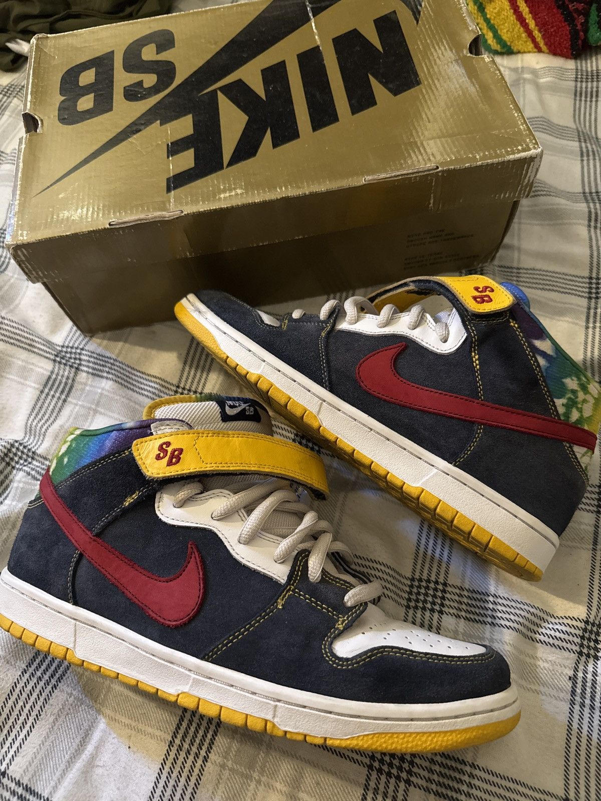 Size 11 - Nike SB Dunk Mid Tie Dye 2008 (314383-461)