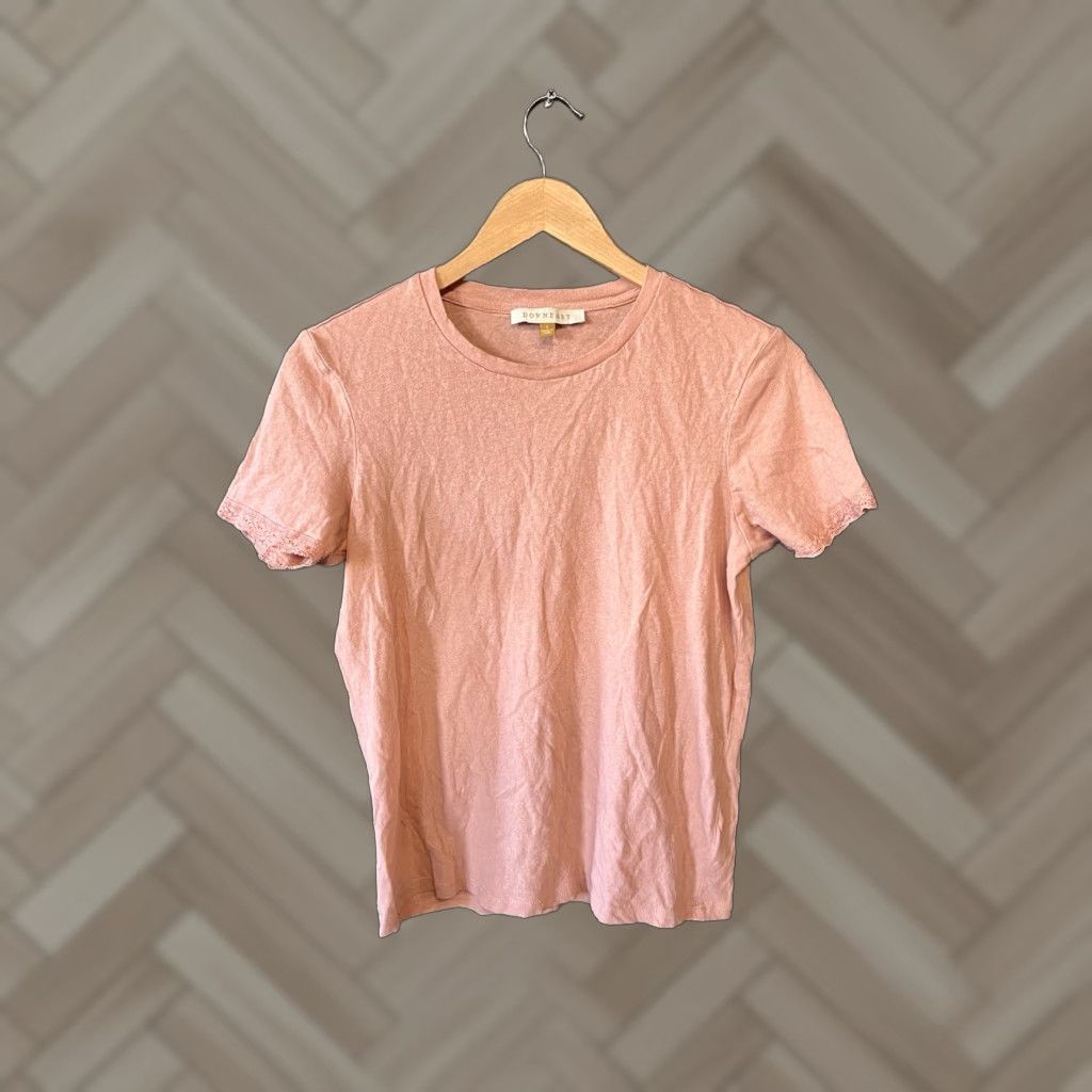 Pinko VINTAGE Downeast Womens Pink Short Sleeve T-shirt Size Small Size S / US 4 / IT 40 - 1 Thumbnail