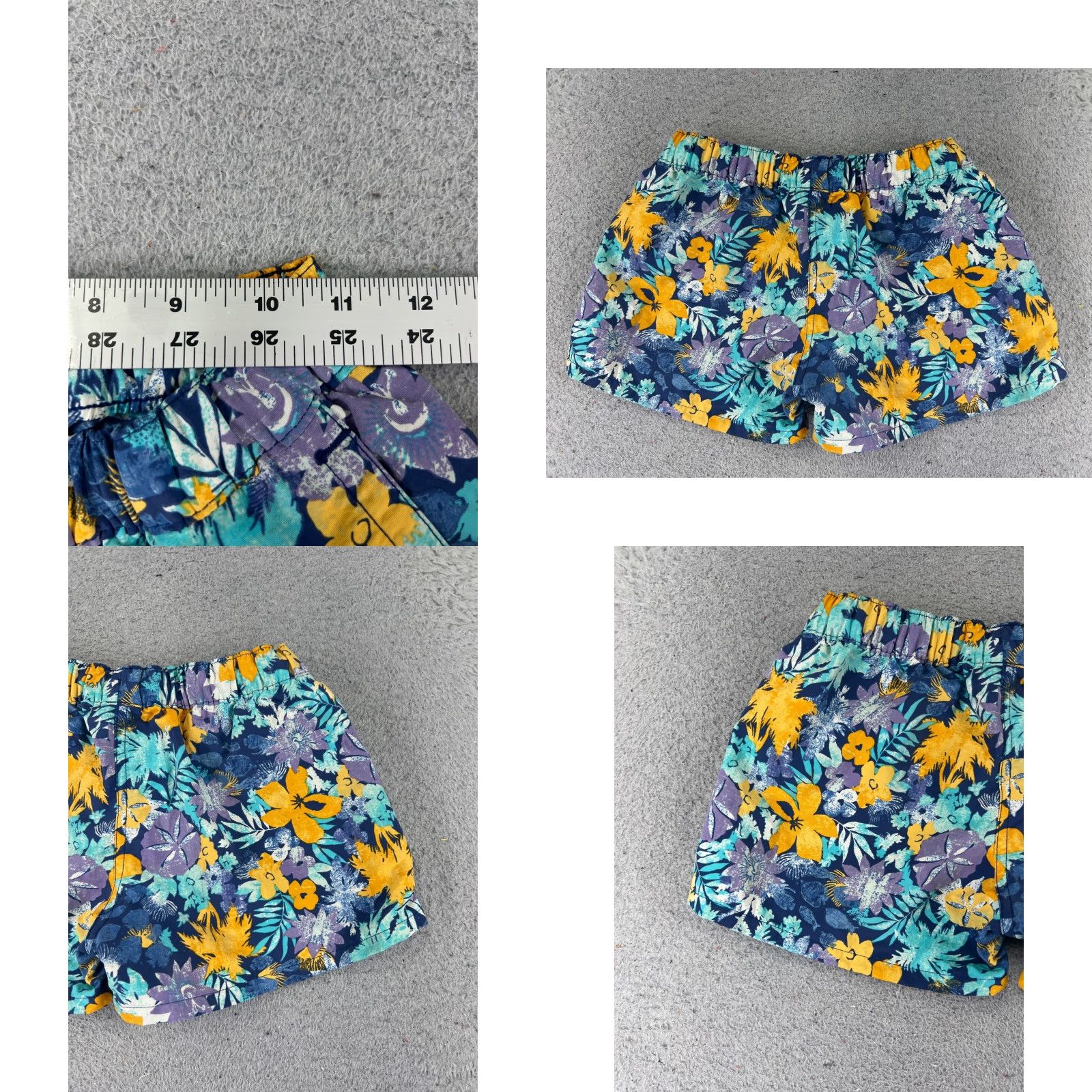 Patagonia Patagonia Shorts Women XS Blue Floral Barely Baggies 2.5" Nylon Logo Beach Hiking Walking 90s? Size 26" / US 2 / IT 38 - 10 Thumbnail