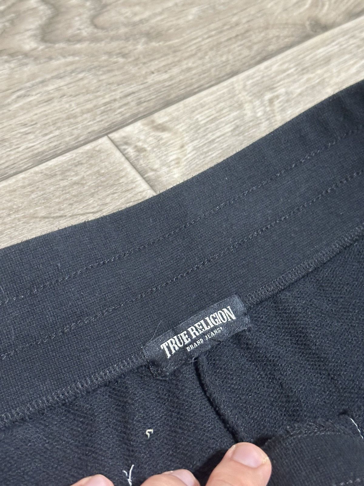 True Religion True Religion Black Sweatpants Size US 33 - 7 Thumbnail