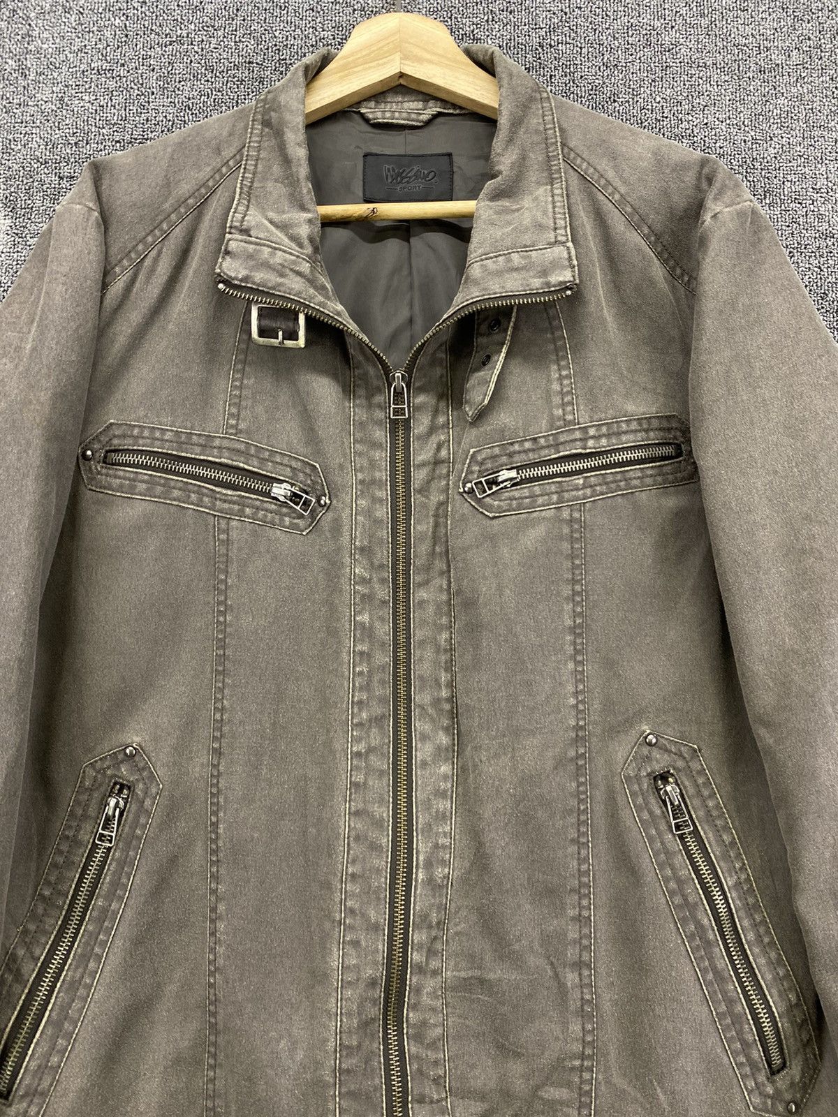 Japanese Brand Vintage Mossimo Sports Punk Style Jacket Size US XL / EU 56 / 4 - 5 Thumbnail