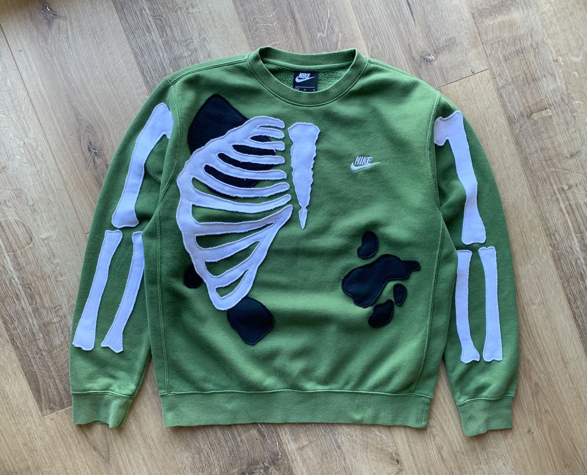 Nike Vintage Nike Skeleton big logo sweatshirt Size US M / EU 48-50 / 2 - 1 Thumbnail