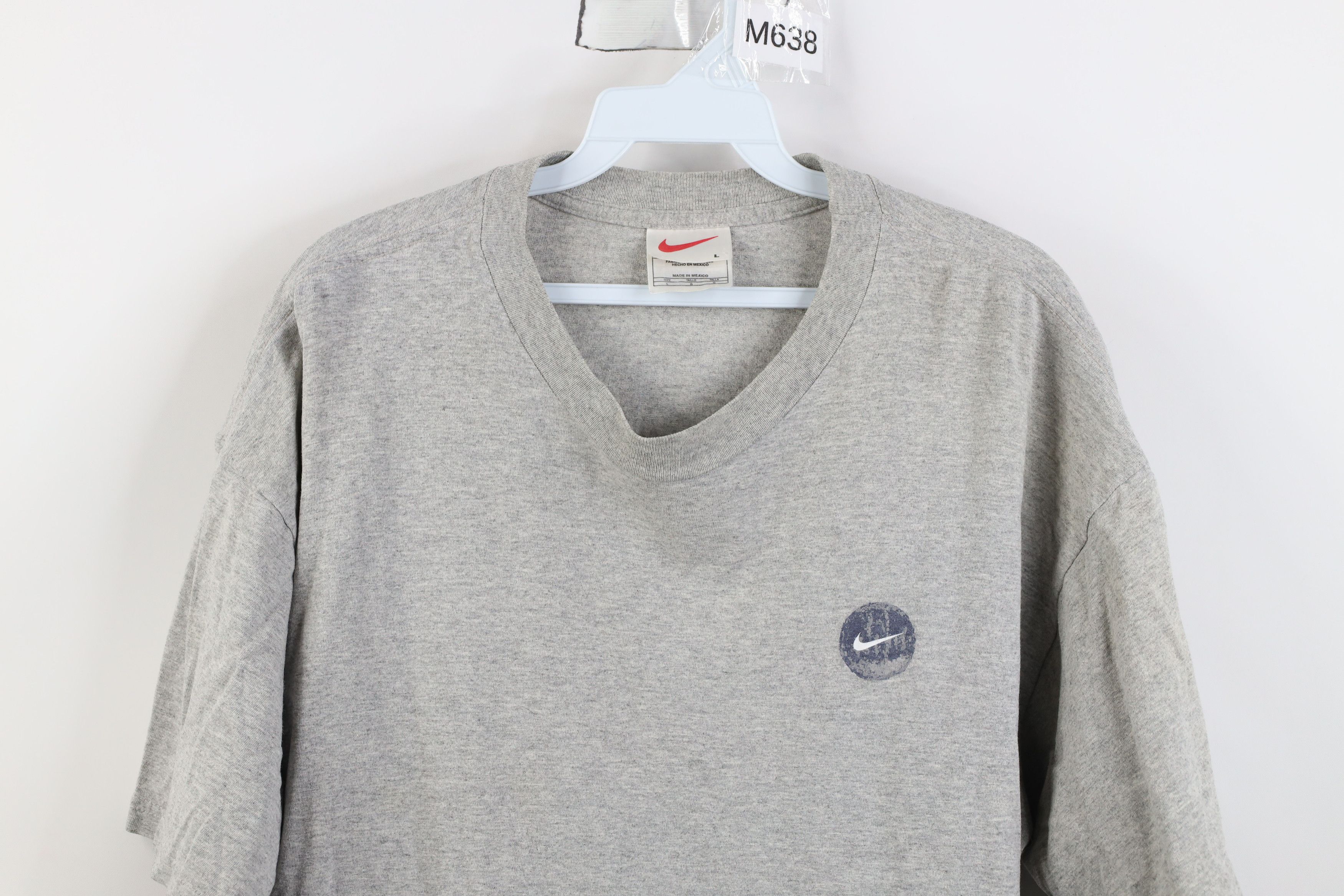 Nike Vintage 90s Nike Air Mini Swoosh Spell Out T-Shirt Gray Size US L / EU 52-54 / 3 - 2 Thumbnail