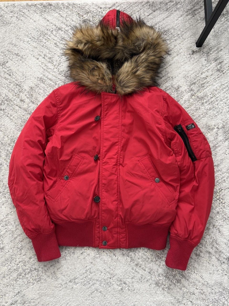 Diesel Diesel Weskimo N-2B Bomber Fur Hood Japan Rare Avant Garde Size US M / EU 48-50 / 2 - 1 Thumbnail