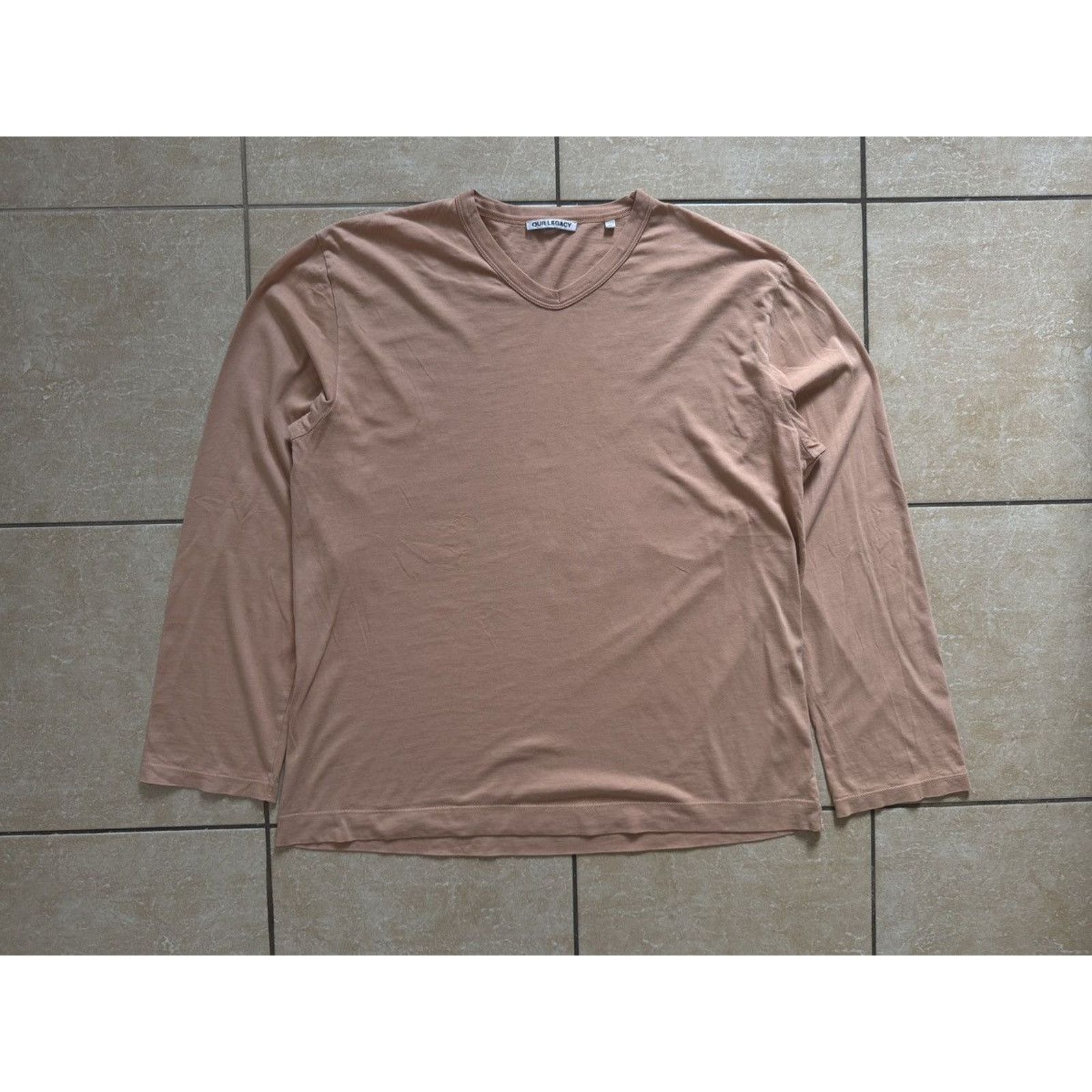 Our Legacy Our Legacy Peach Pink New Clean Jersey Size US M / EU 48-50 / 2 - 5 Thumbnail