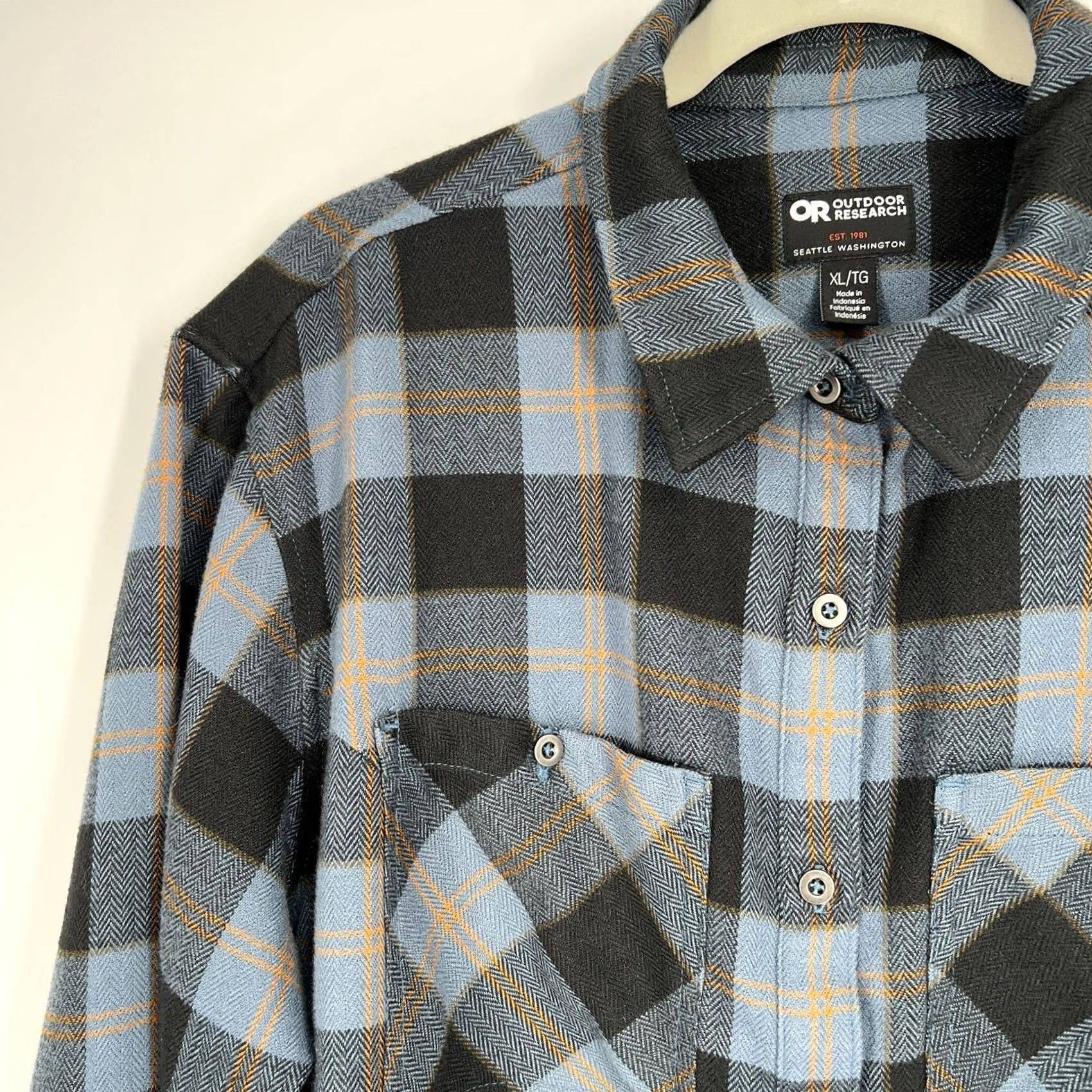 Outdoor Research Outdoor Research Shirt Women’s XL Button-Up Plaid Cotton Flannel Multicolor Long Sleeve Pocket Casual Workwear Fall Spring Summer Winter Size XL / US 12-14 / IT 48-50 - 6 Thumbnail