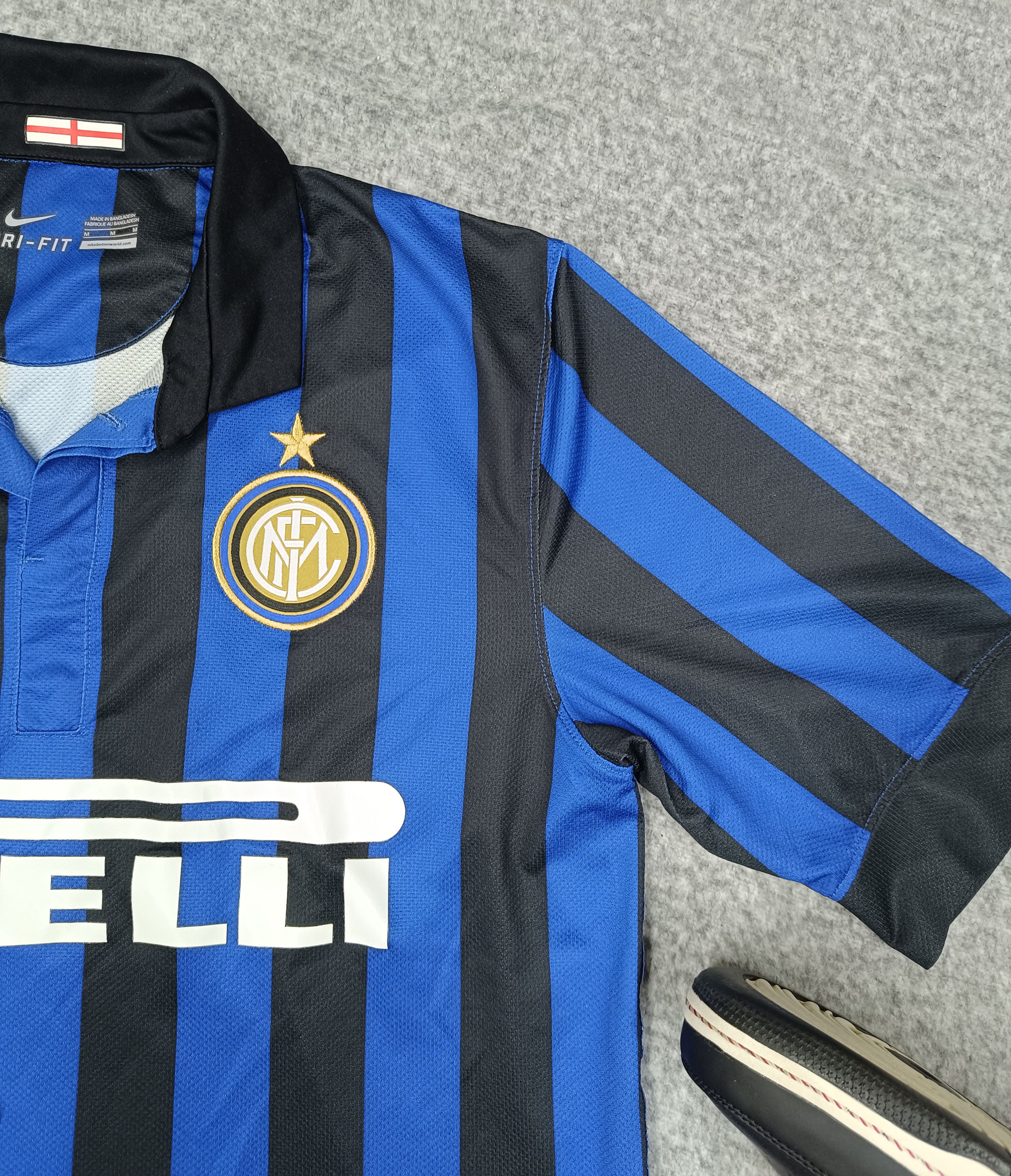 Nike Inter Milan Shirt 2011 2012 Blue Home Nike Football Soccer Size US M / EU 48-50 / 2 - 3 Thumbnail