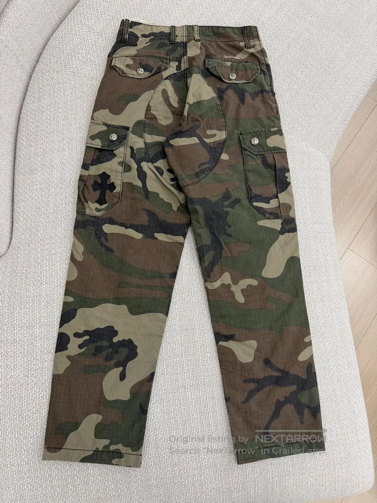 Chrome Hearts Chrome Hearts Camo Cargo Pants. Size US 27 - 2 Thumbnail