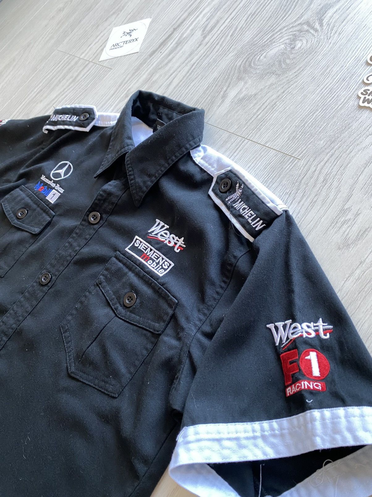 Mercedes-Benz × Vintage Mercedes Benz x West racing uniform button up shirt Size US S / EU 44-46 / 1 - 3 Thumbnail