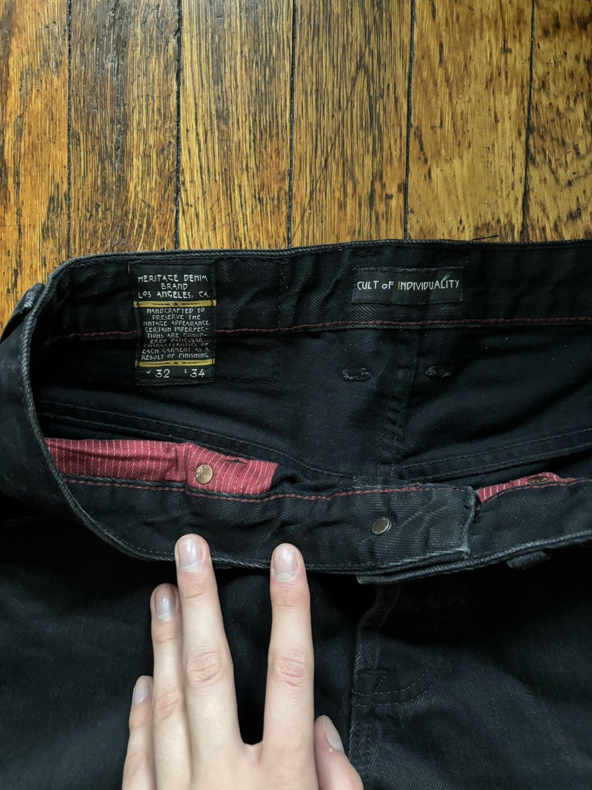 Cult Of Individuality Cult of individuality salvage boot cut black jeans Size US 32 / EU 48 - 6 Thumbnail