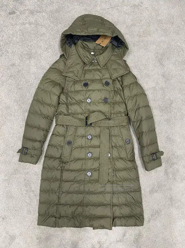 Burberry Green Women's Down Coat.