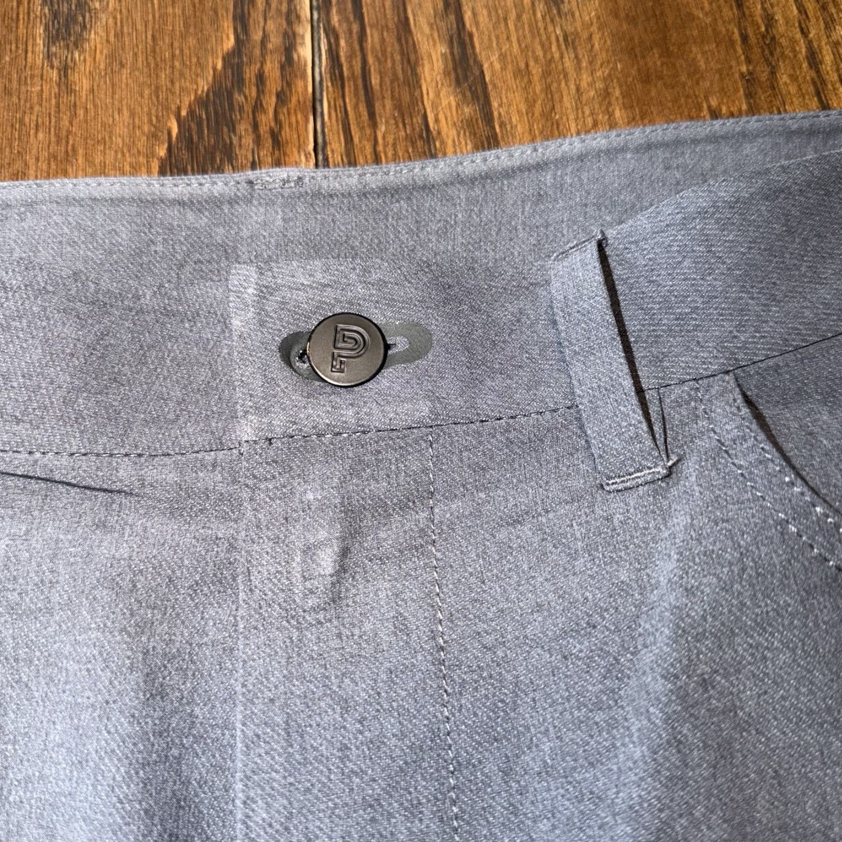 Vintage Public Rec Workday Pants Mens Regular 33x32 Gray Stretch Zip Pocket Chino 5-Pocket Size US 33 - 5 Thumbnail