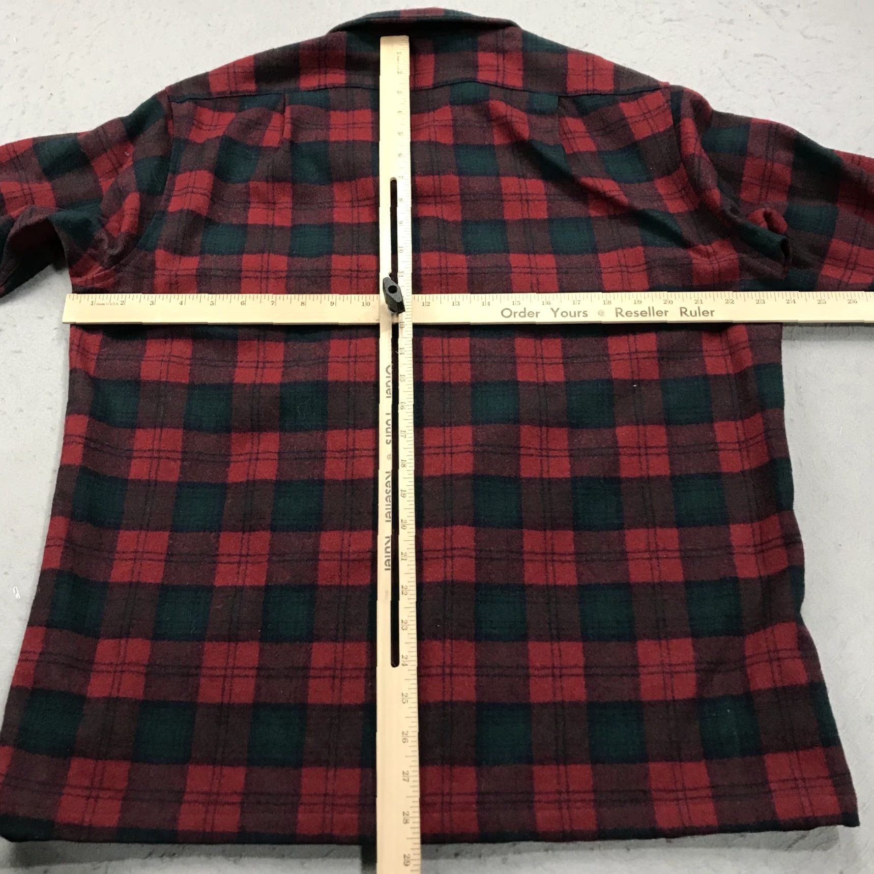 Pendleton VINTAGE Pendleton Board Shirt Mens Large Red Wool Flannel Shirt Button-Up with Pockets Size US L / EU 52-54 / 3 - 7 Thumbnail