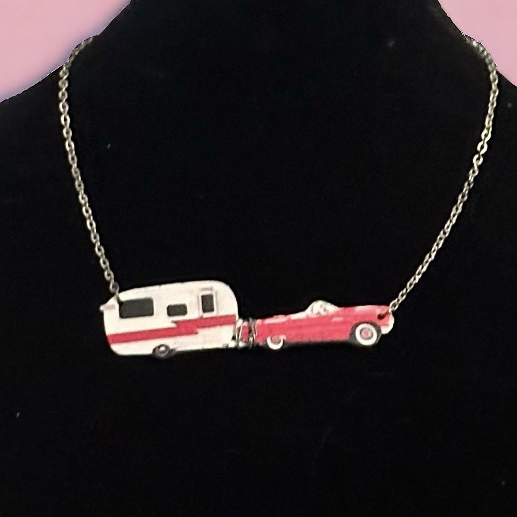 Other Glamping car and trailer necklace Size ONE SIZE - 1 Thumbnail
