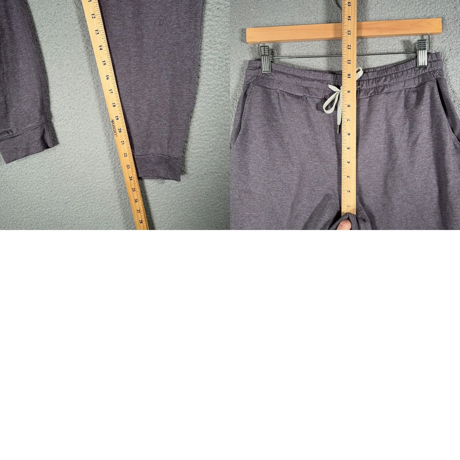 Vuori Vuori Womens Small Purple Performance Joggers Slim Tapered Pockets Logo Stretch Sweatpants Size 28" / US 6 / IT 42 - 8 Thumbnail