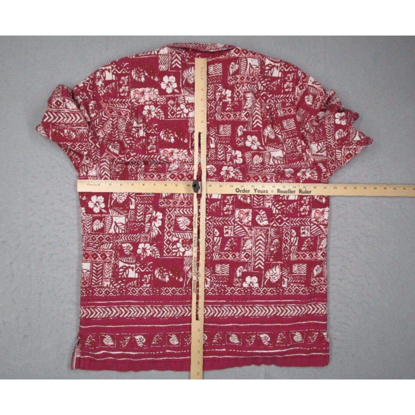 Tommy Bahama Tommy Bahama Shirt Men Large Red Floral Silk Blend Button Up Hawaii Island Zone Hawaiian Tropical Floral Mens Size US L / EU 52-54 / 3 - 6 Thumbnail