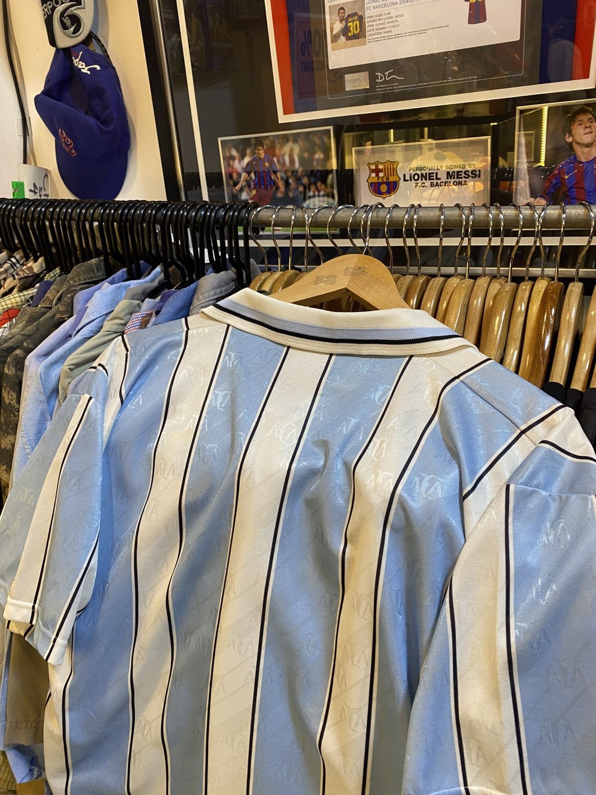 Adidas Rare Vintage 90s Argentina National Football Team Home Kit Size US XL / EU 56 / 4 - 4 Thumbnail