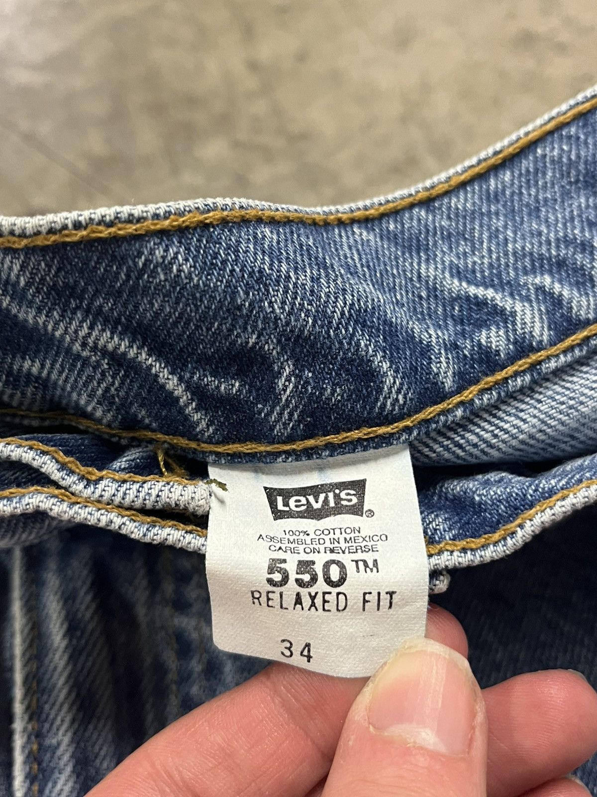 Levi's × Vintage Levi’s orange tab 550s vintage shorts streetwear hype rare Size US 34 / EU 50 - 8 Thumbnail