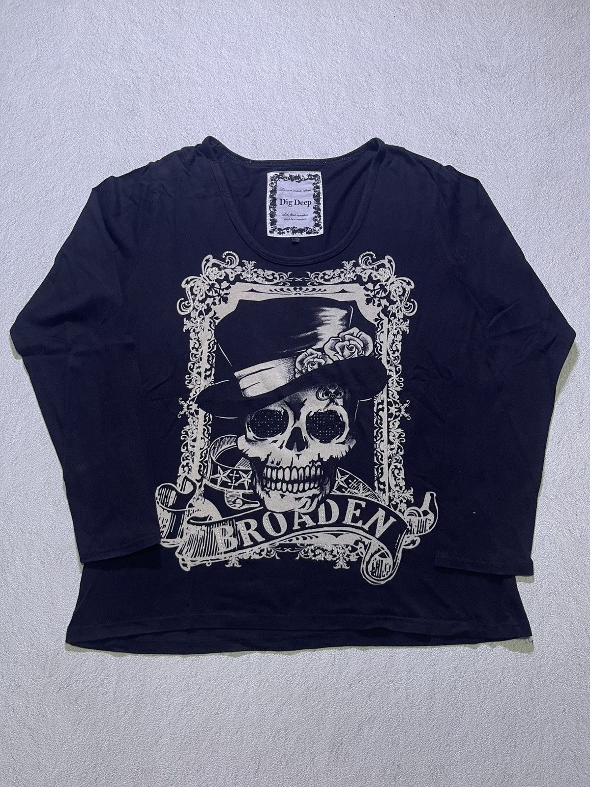 Japanese Brand Y2K DIG DEEP long sleeve tshirt Size US M / EU 48-50 / 2 - 1 Thumbnail