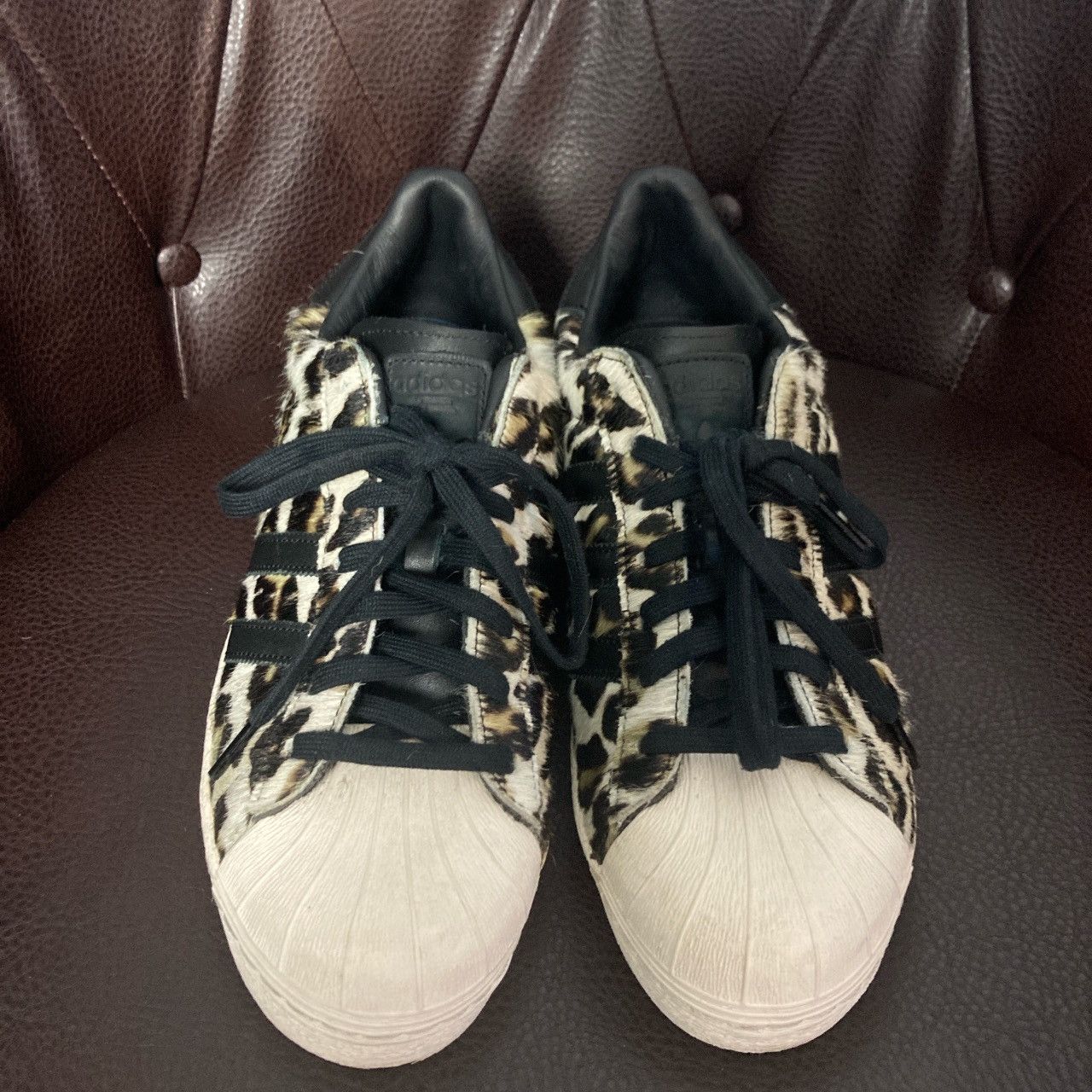 Adidas Adidas Originals Superstar 82 Leopard Size US 10.5 / EU 43-44 - 5 Thumbnail