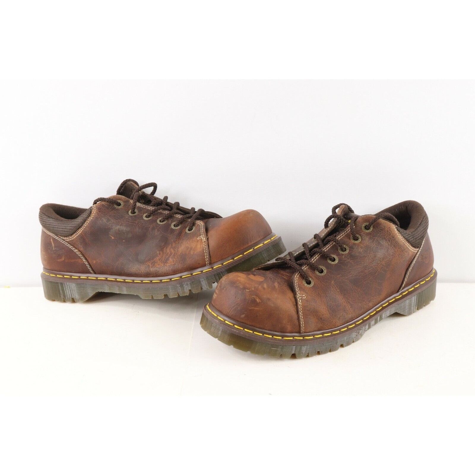 Dr. Martens Vintage Dr Martens Chunky Platform Steel Toe Leather Shoes Size US 14 / EU 47 - 2 Thumbnail