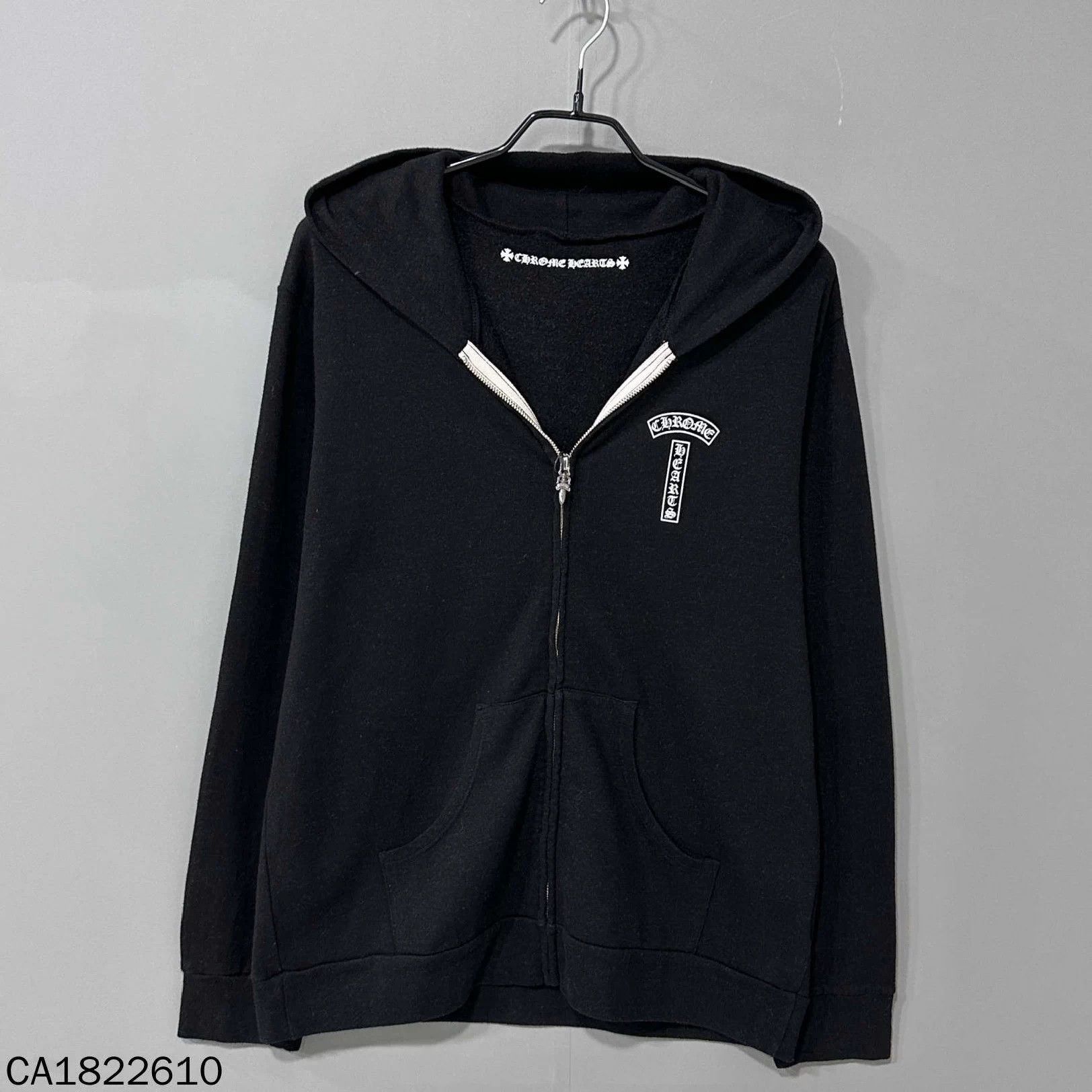 Chrome Hearts Chrome Hearts Black Arm Vine Horseshoe Zipper Hoodie M Size M / US 6-8 / IT 42-44 - 1 Thumbnail