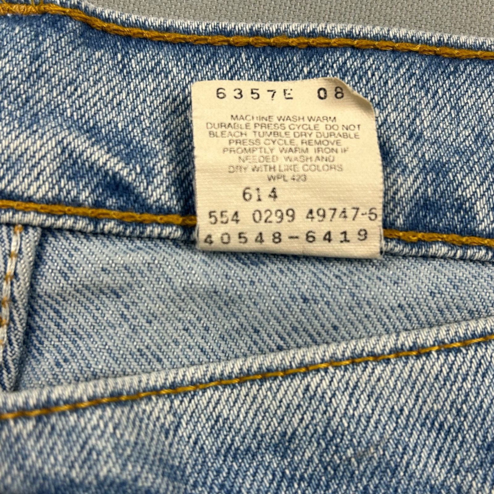 Levi's × Vintage 90s Vintage Levi's Jeans Brown Tab 540 Relaxed Light 42 X 28 Size US 42 / EU 58 - 6 Thumbnail