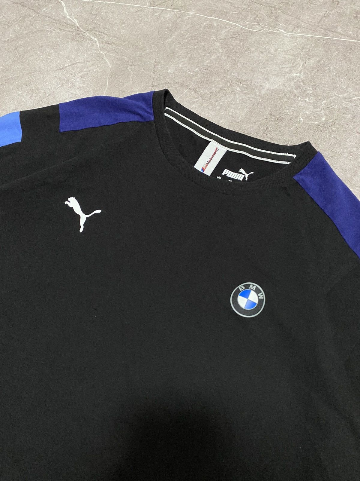 BMW × Puma Puma & BMW Racing MotorSport Big LogoT-Shirt Formula 1 Rare Size US M / EU 48-50 / 2 - 6 Thumbnail