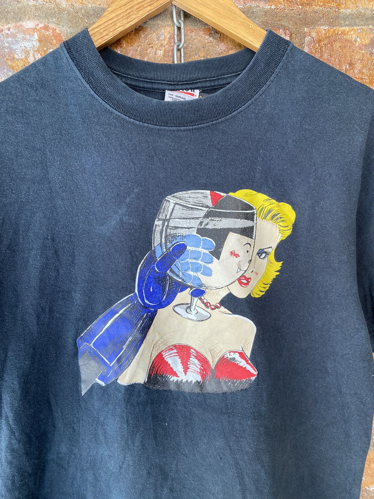 20471120 1990s 20471120 Hyoma Double Face robot girls tee Size US M / EU 48-50 / 2 - 3 Thumbnail