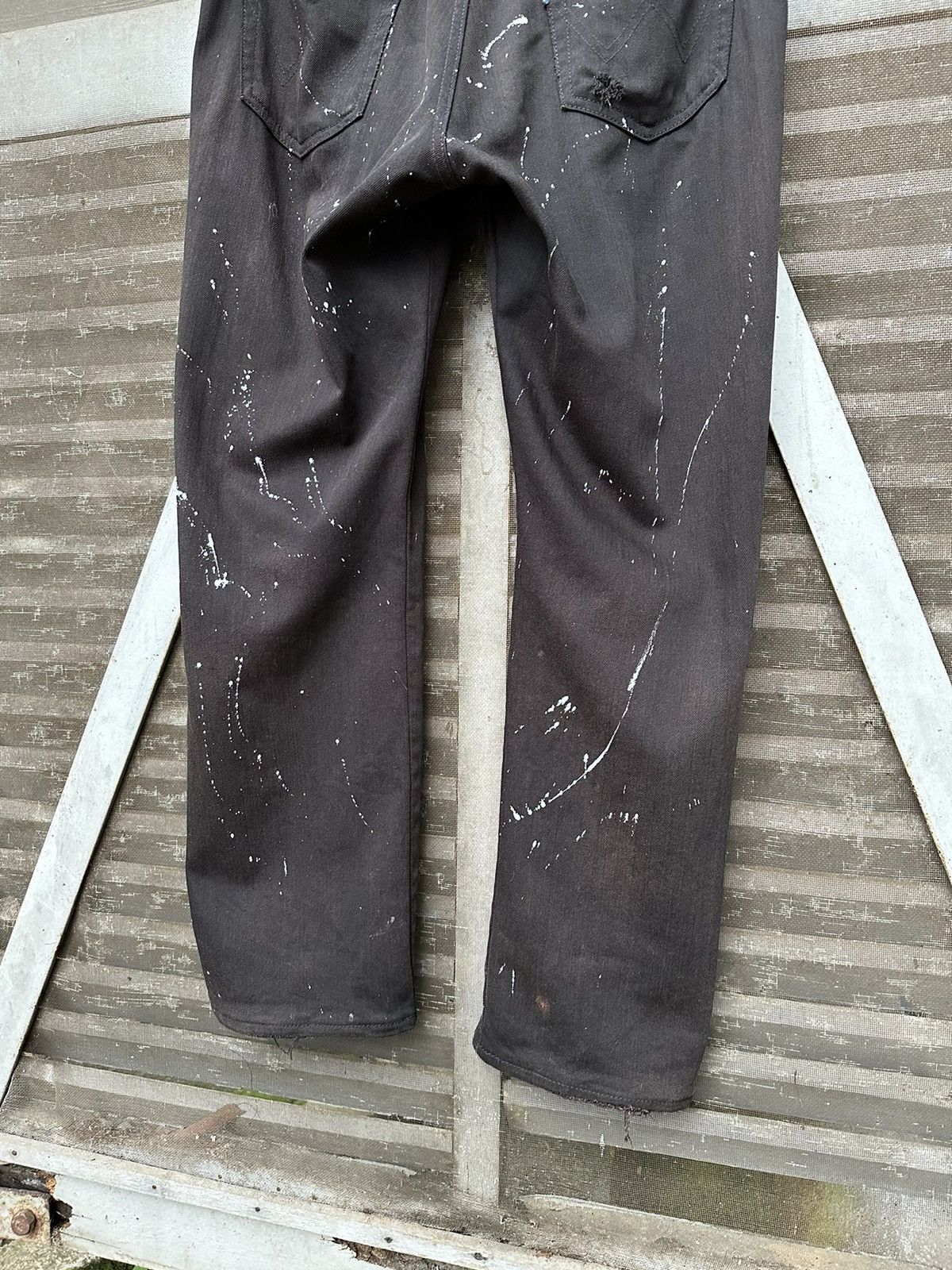 Edwin 👹Vintage Faded Lee Straight Cut Paint Splatter Pants Size US 32 / EU 48 - 10 Thumbnail