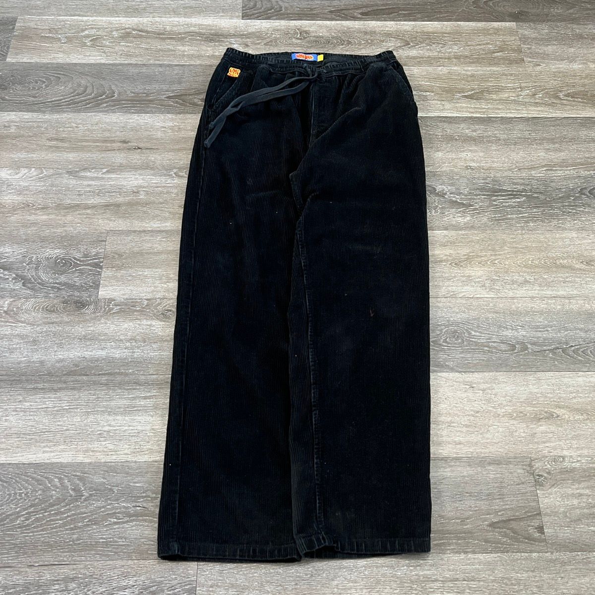 Pre-owned Empyre X Jnco Crazy Empyre Baggy Wide Leg Black Corduroy Skater Pants