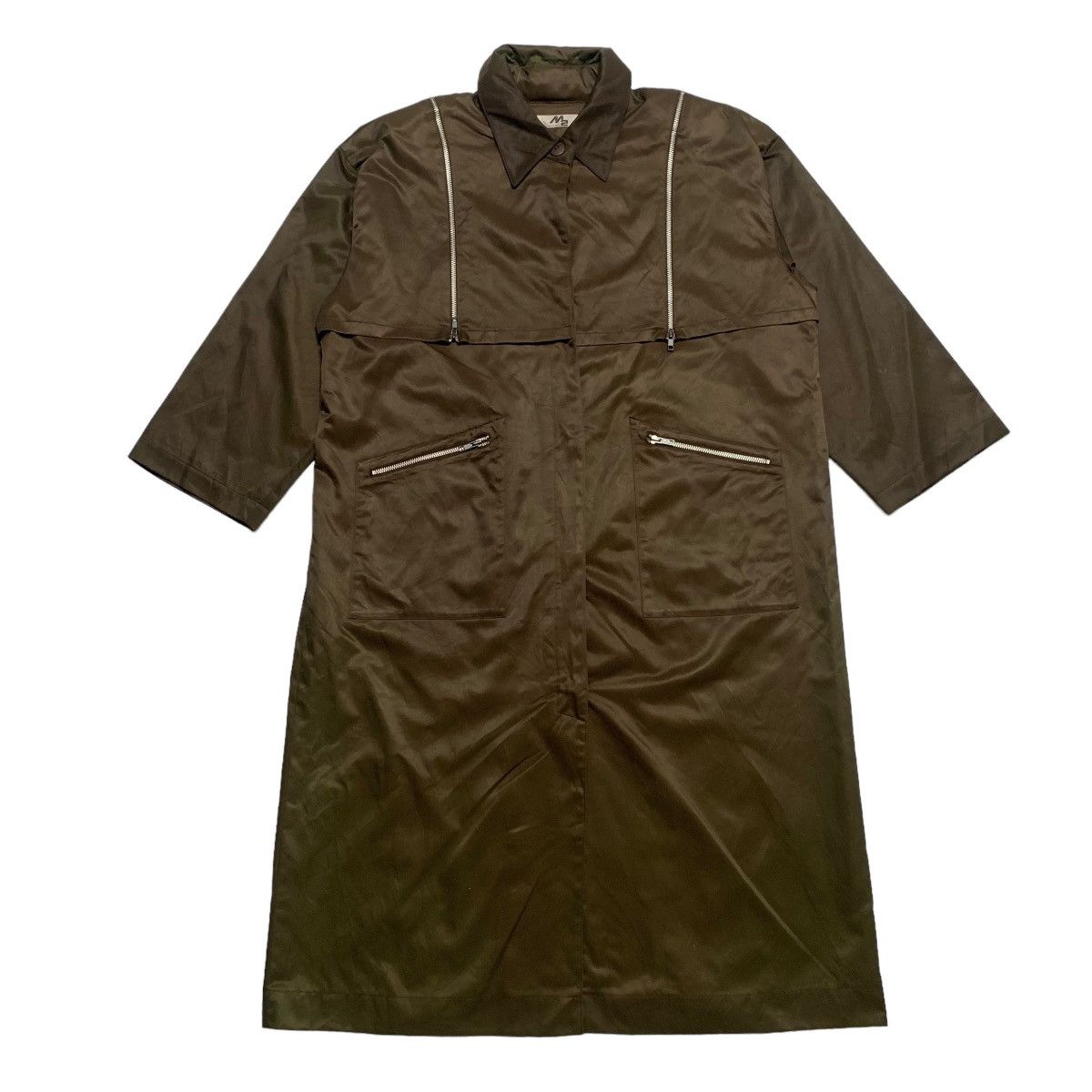 Japanese Brand Japanese Brand M2 Zipper Design Coat Size L / US 10 / IT 46 - 1 Thumbnail