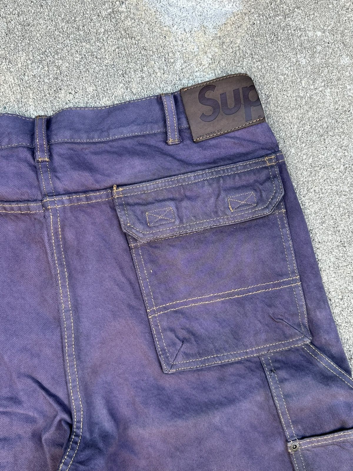 Supreme Supreme double knee denim utility pant Size US 32 / EU 48 - 8 Thumbnail