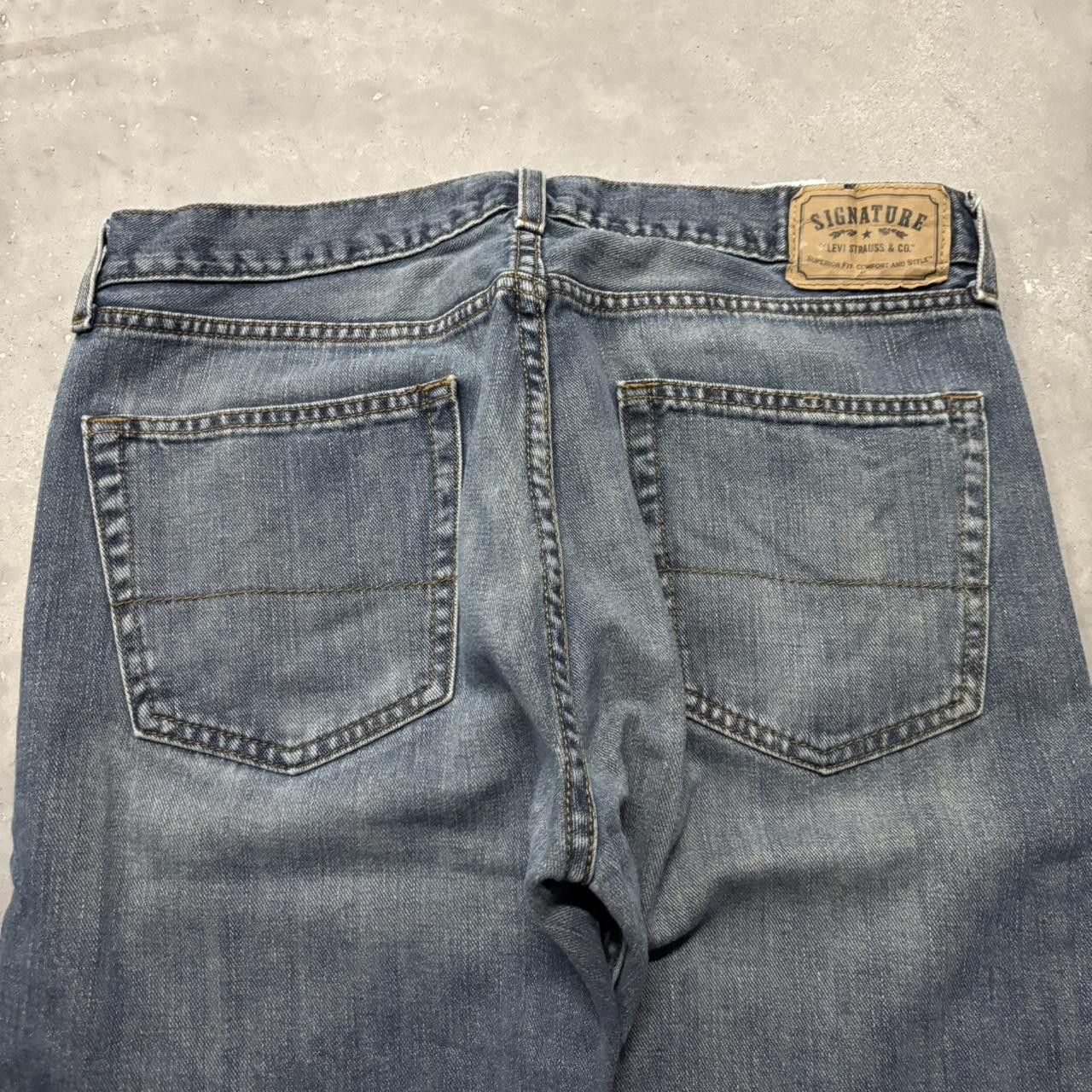 Levi's × Vintage Crazy Vintage Y2K/2000s Grunge Levi’s Dark Wash Denim Jeans! Size US 34 / EU 50 - 7 Thumbnail