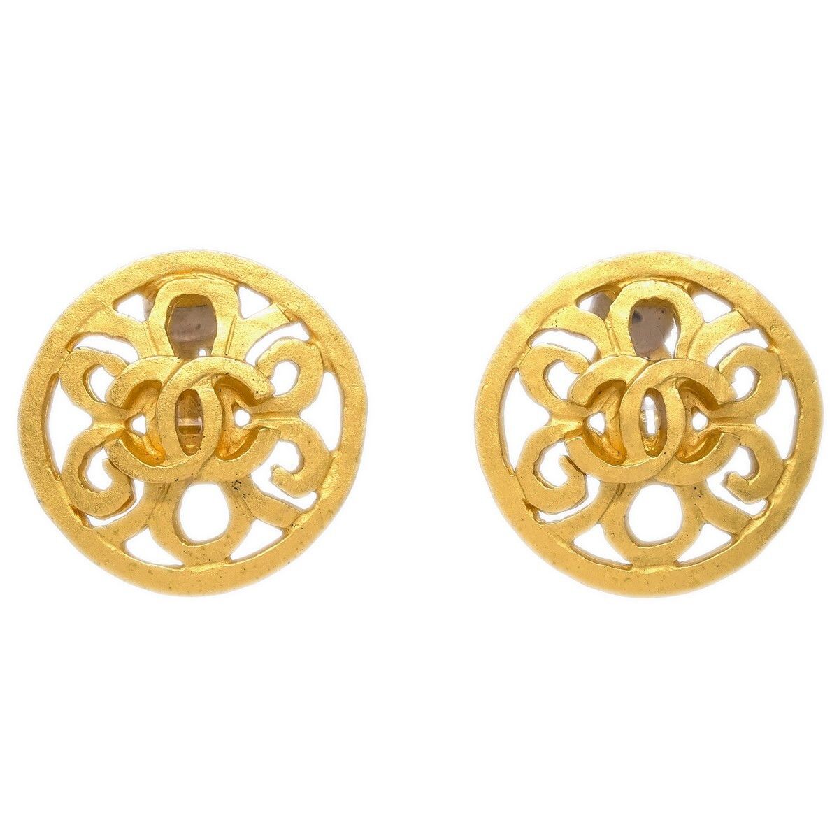 Chanel Chanel CC Round Earrings Metal Size ONE SIZE - 1 Thumbnail